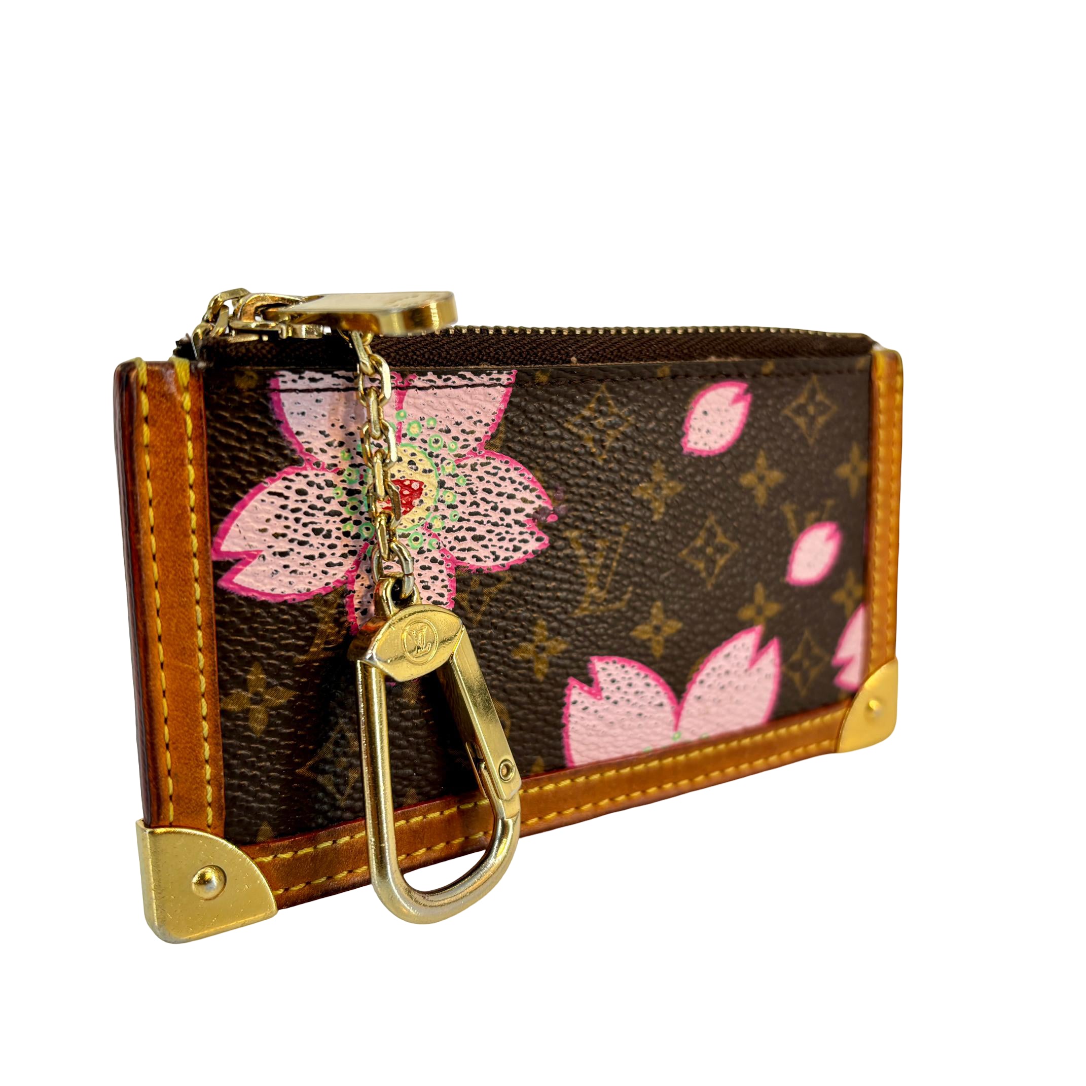 Louis Vuitton Takashi Murakami Pochette Cles Key Pouch Cherry Blossom