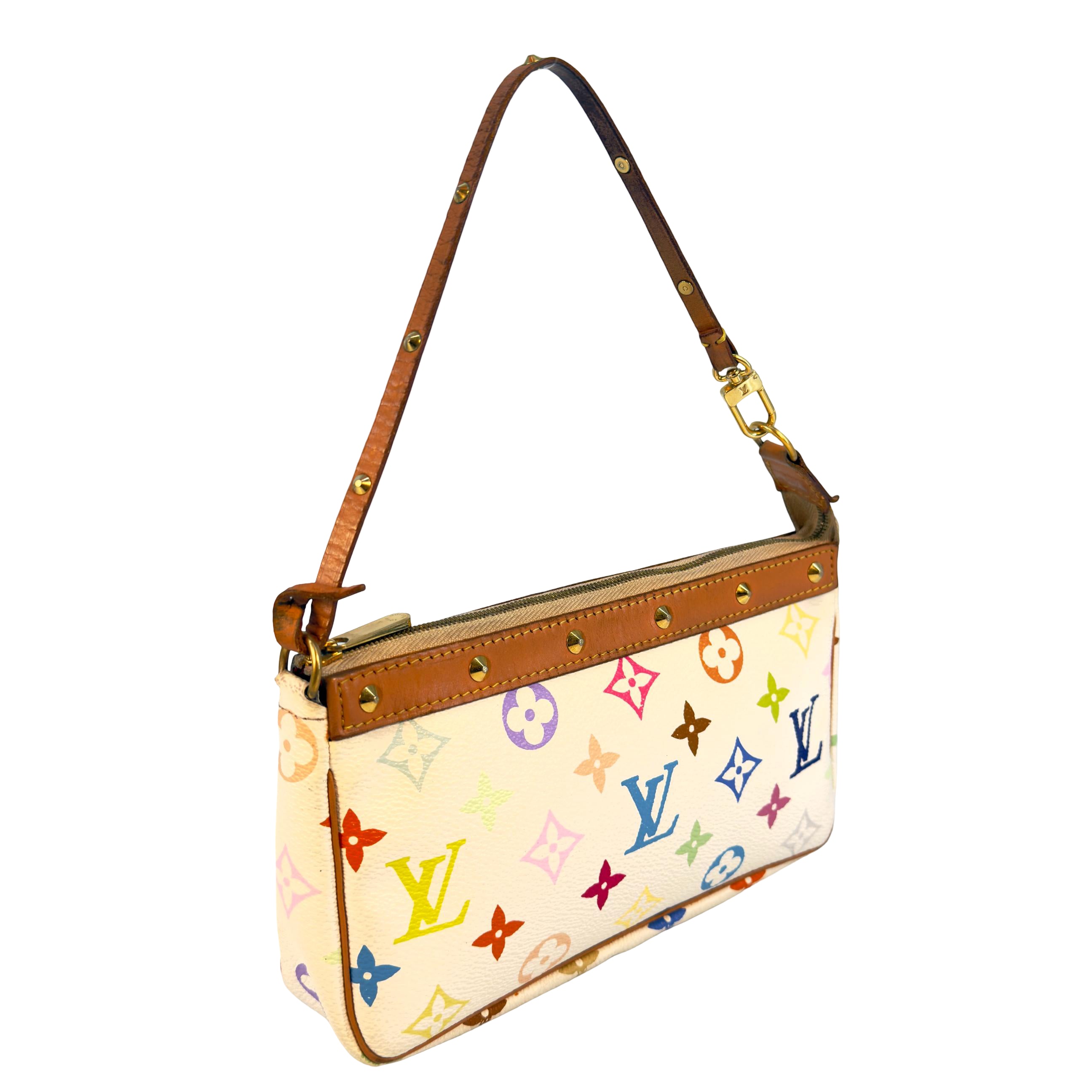 Louis Vuitton Pochette Accessoires Murakami Multicolor Canvas