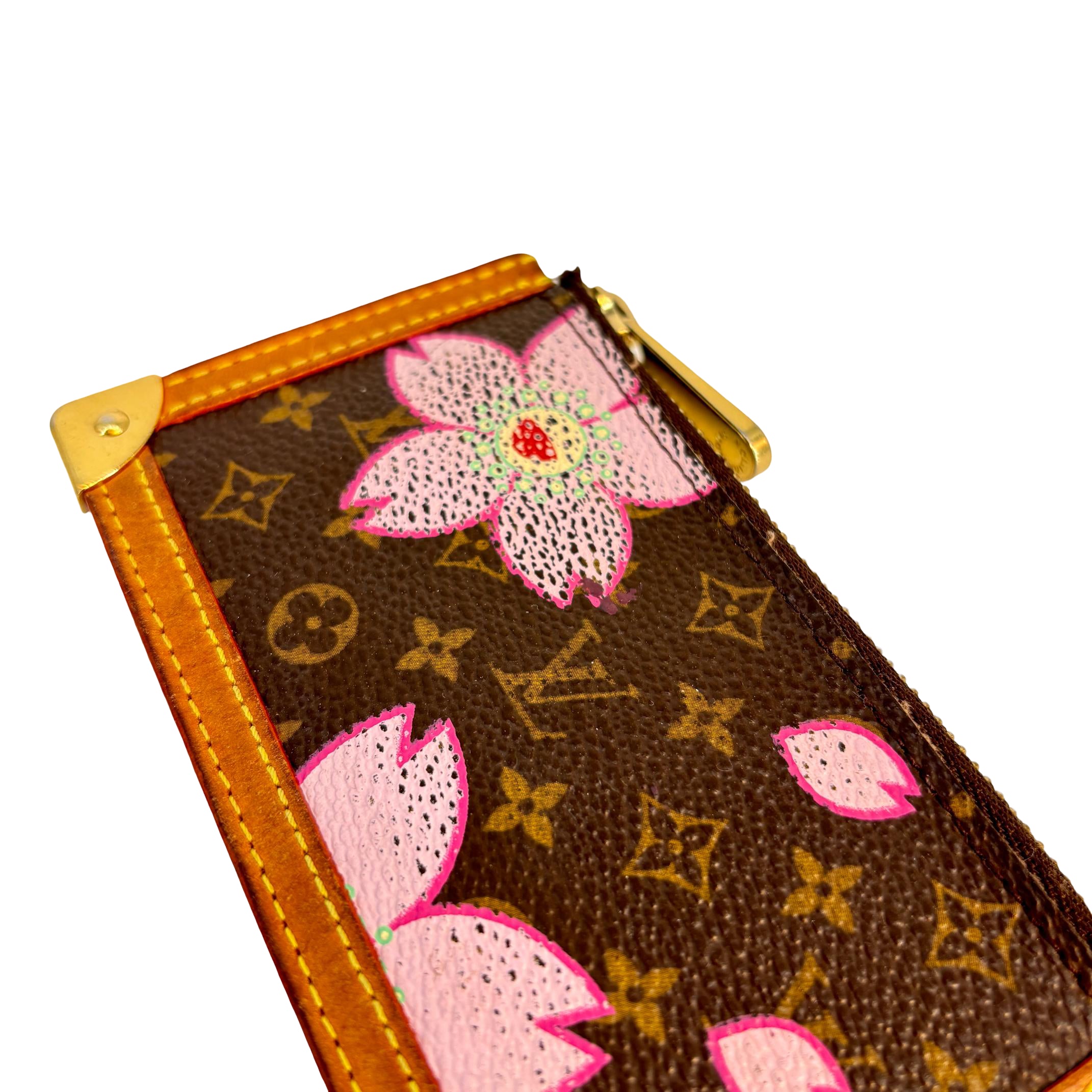 Louis Vuitton Takashi Murakami Pochette Cles Key Pouch Cherry Blossom
