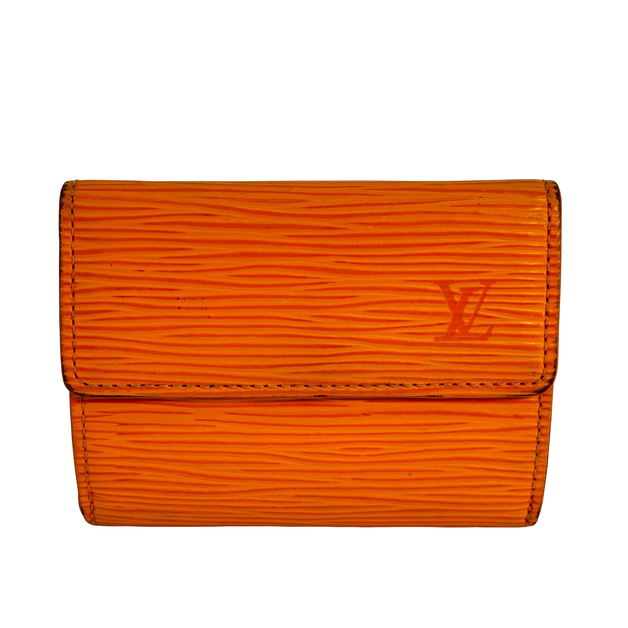 Louis Vuitton Ludlow Wallet Orange Epi Leather