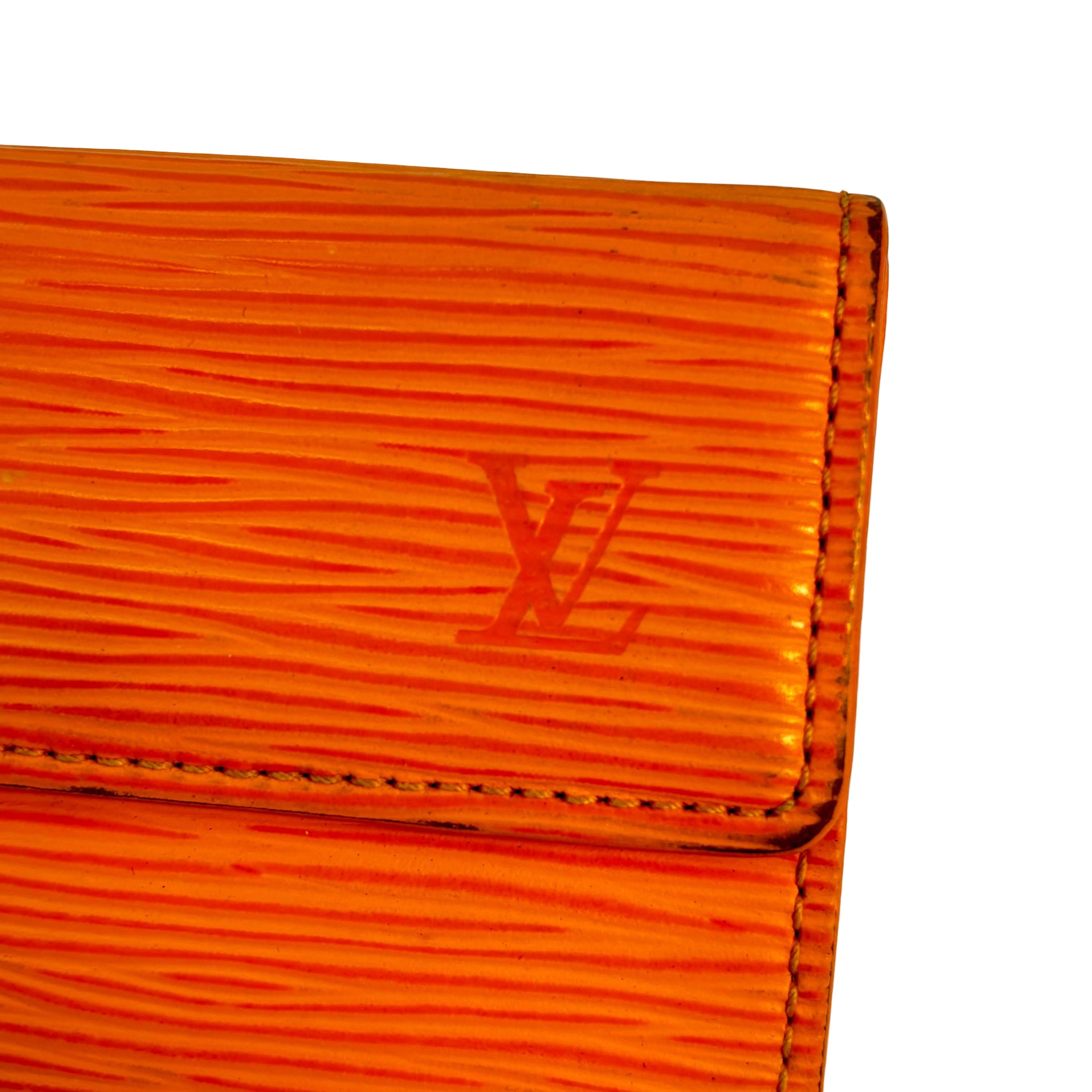 Louis Vuitton Ludlow Wallet Orange Epi Leather