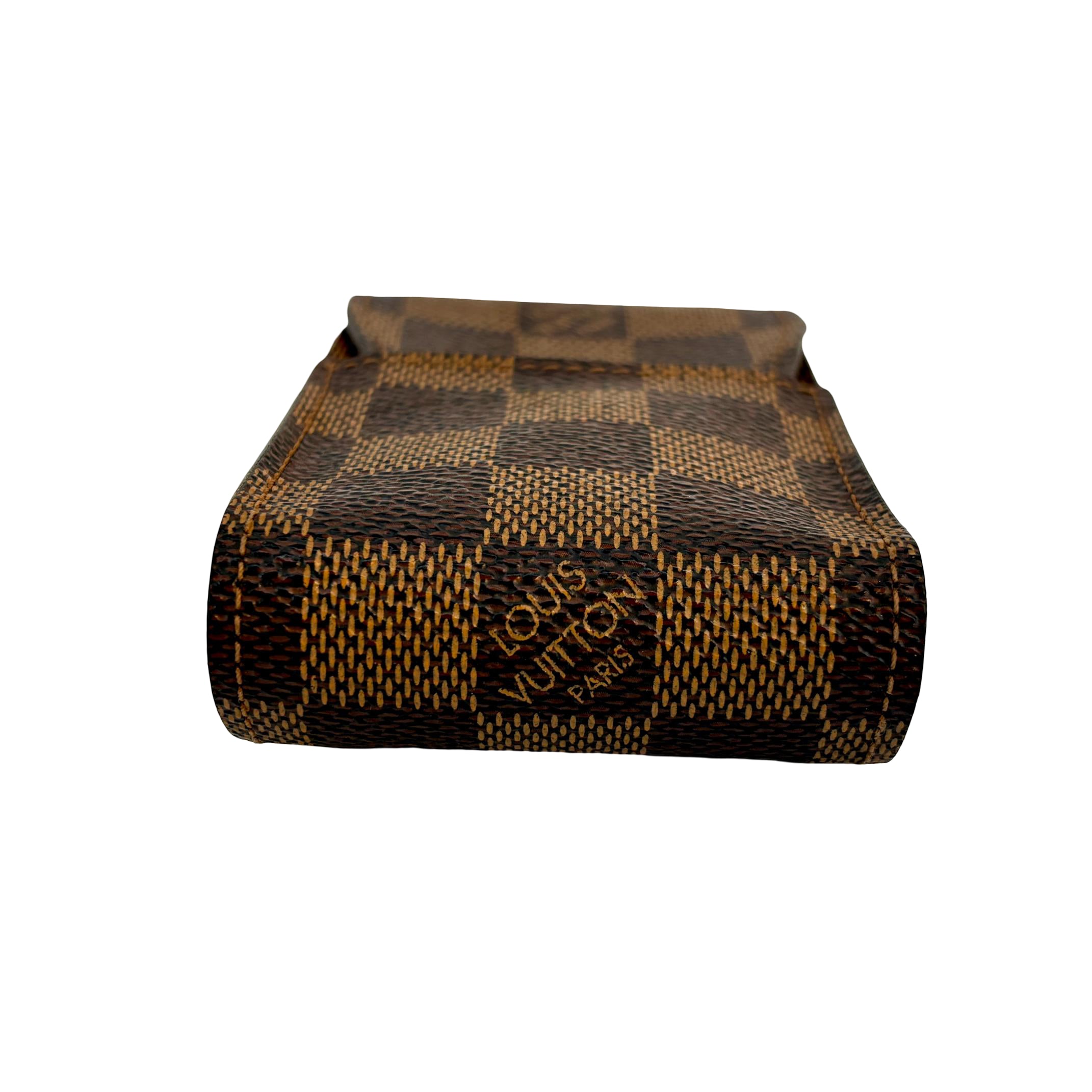 Louis Vuitton Cigarette Case Damier Ebene Canvas