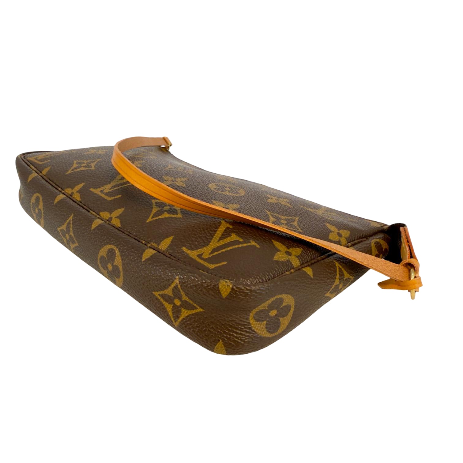 Louis Vuitton Pochette Accessoires Braun Monogram Canvas