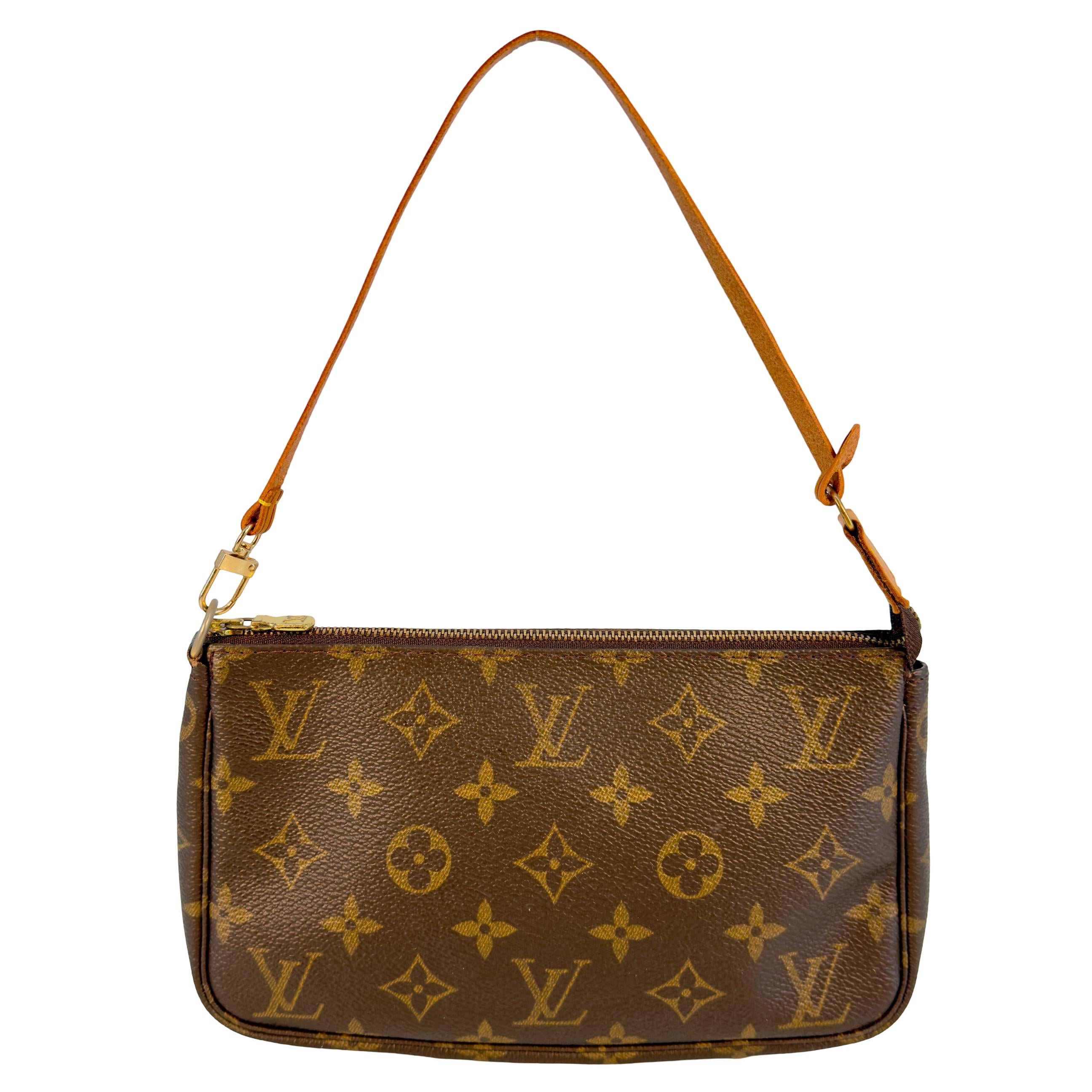 Louis Vuitton Pochette Accessoires Braun Monogram Canvas