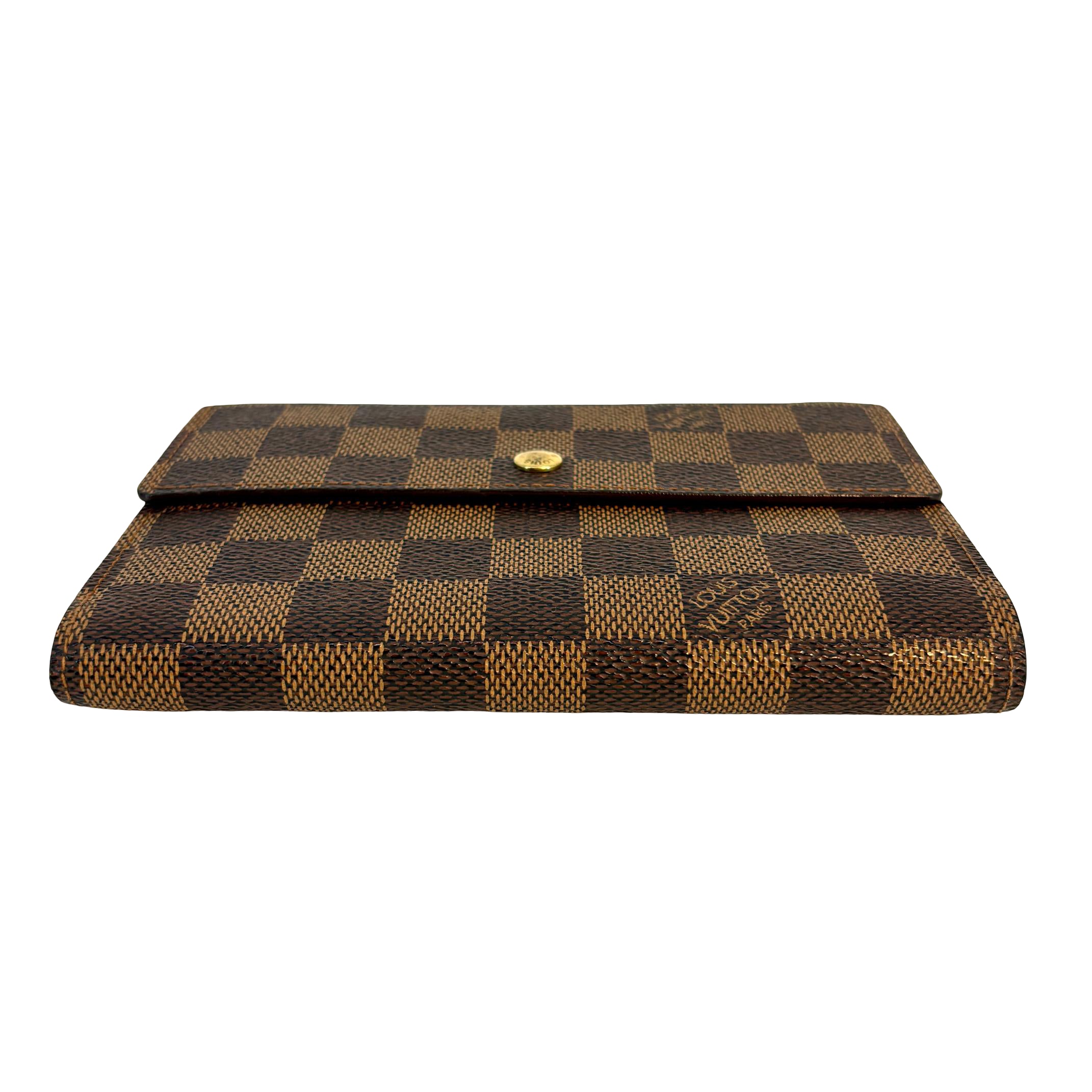 Louis Vuitton Porte Tresor Etui Wallet Damier Ebene Canvas