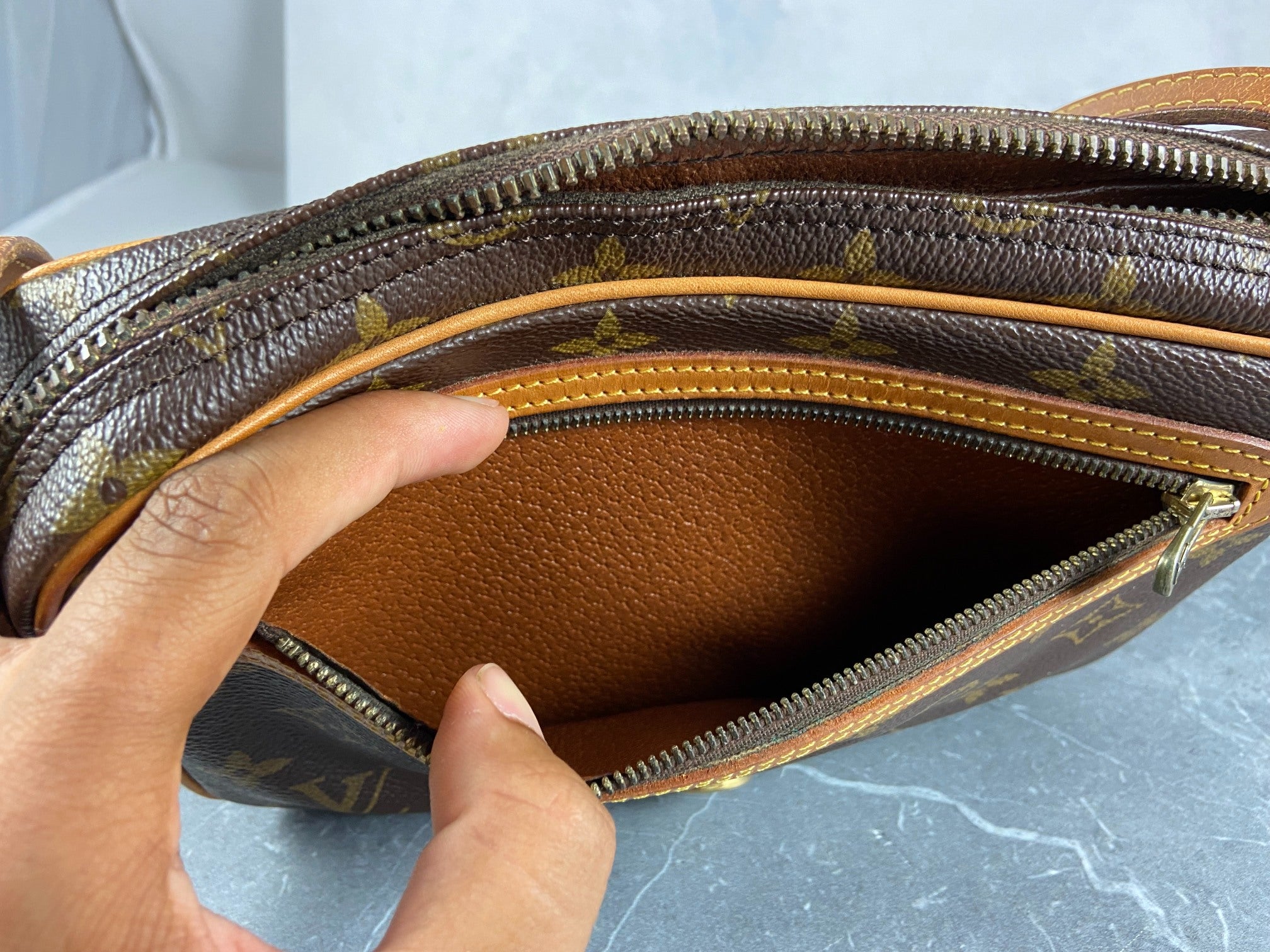 Louis Vuitton Saint Germain Shoulder Bag Monogram Canvas