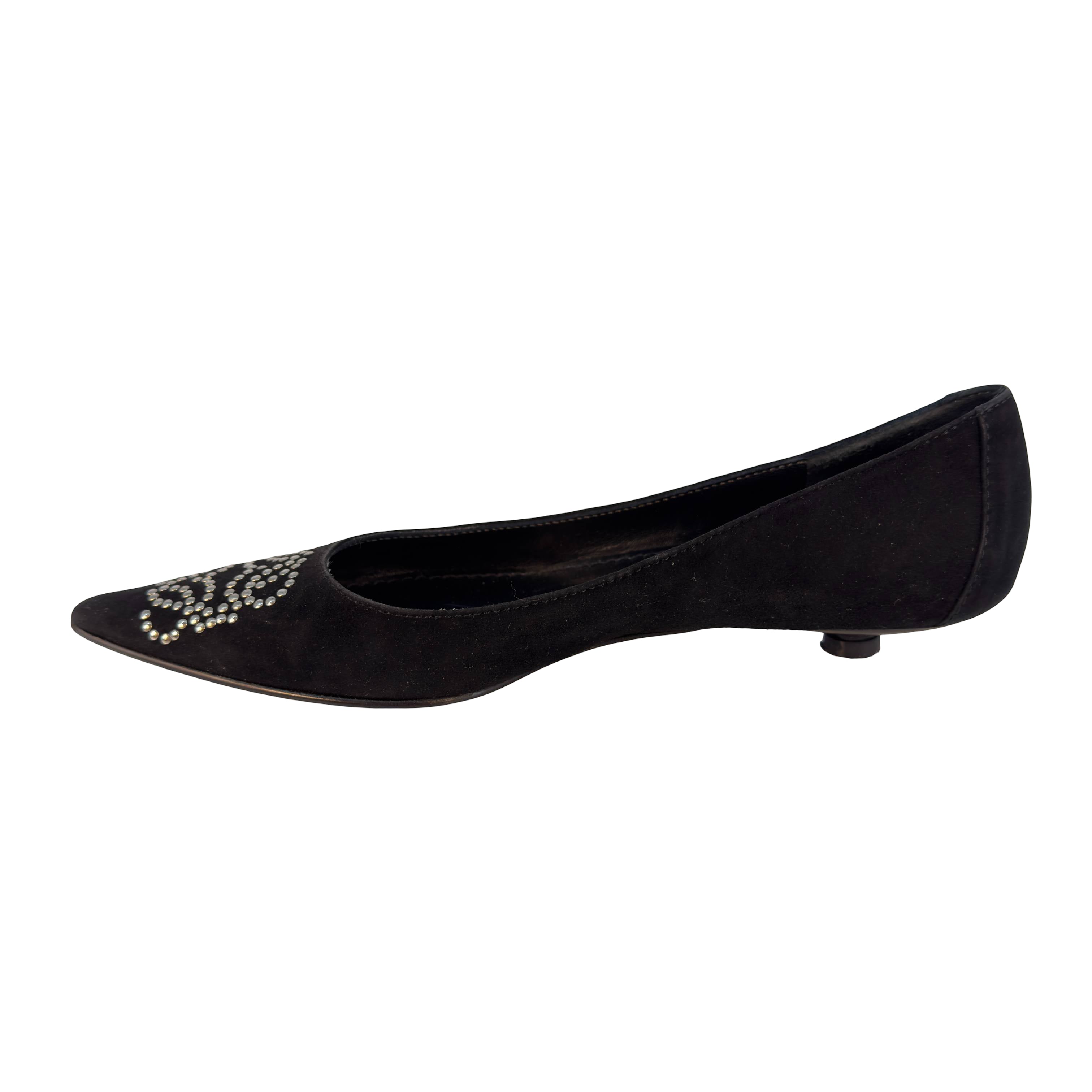 Loewe Anagram Loafer Gr. 35 Schwarz Wildleder