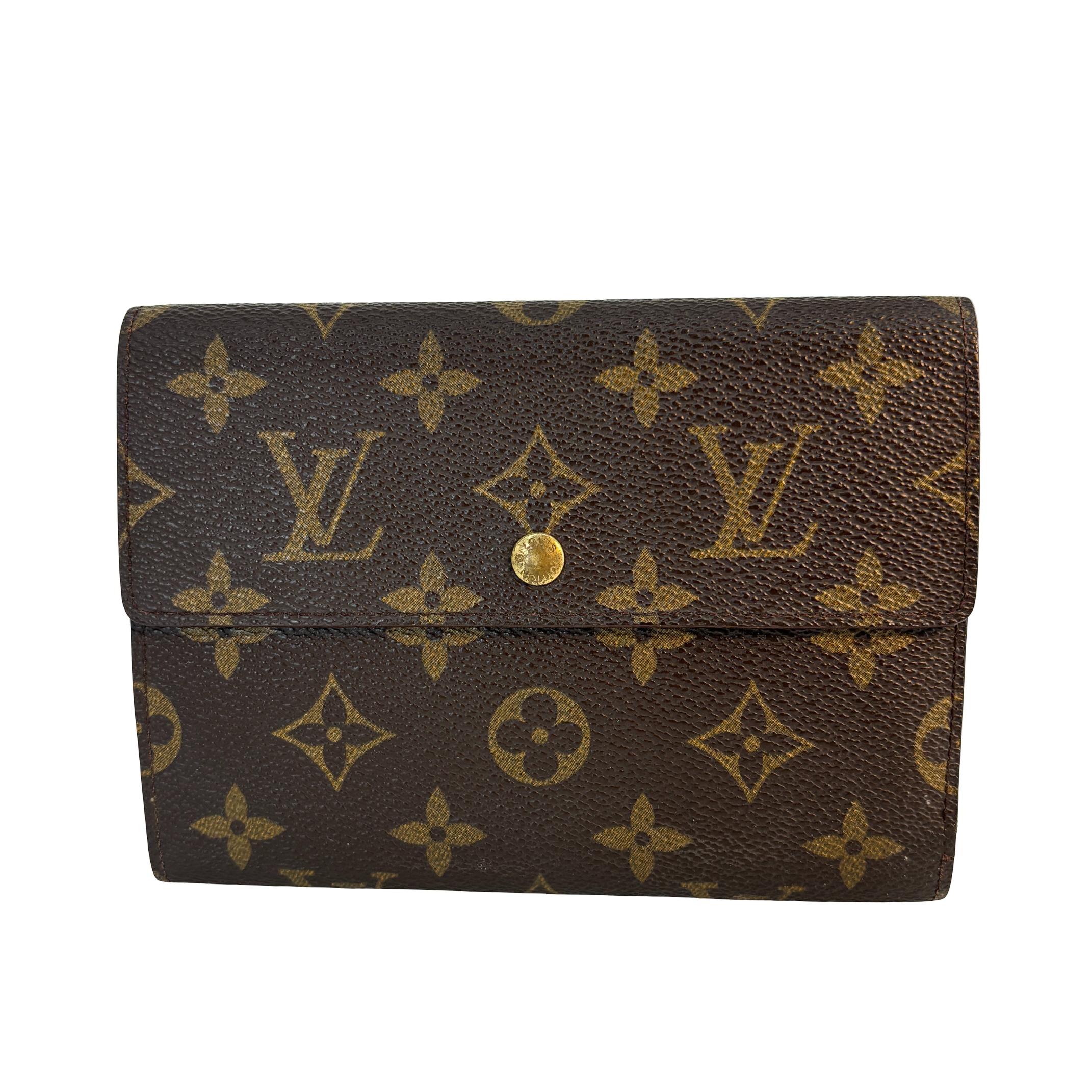Louis Vuitton Porte Tresor Etui Wallet Monogram Canvas
