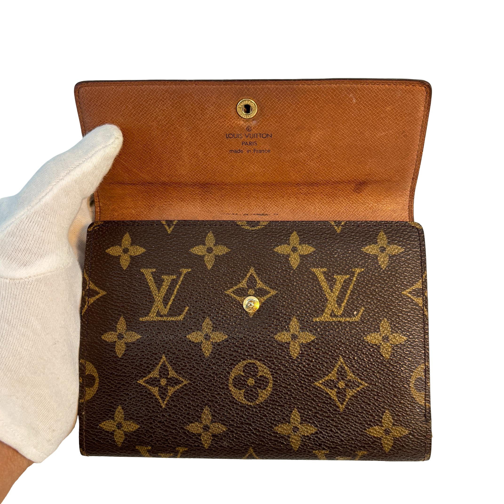 Louis Vuitton Porte Tresor Etui Wallet Monogram Canvas