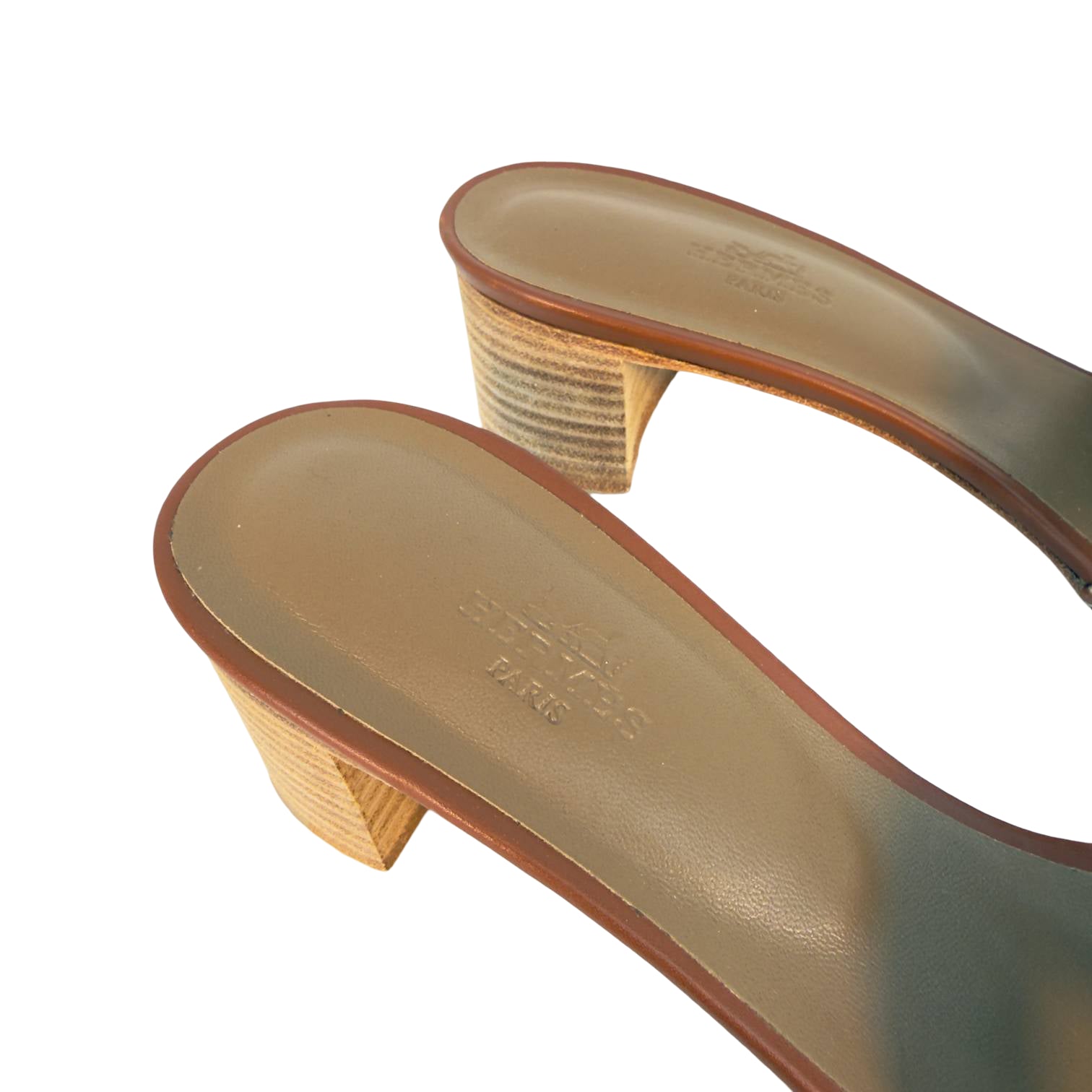 Hermès Oasis Sandale Gr. 41 Braun Leder