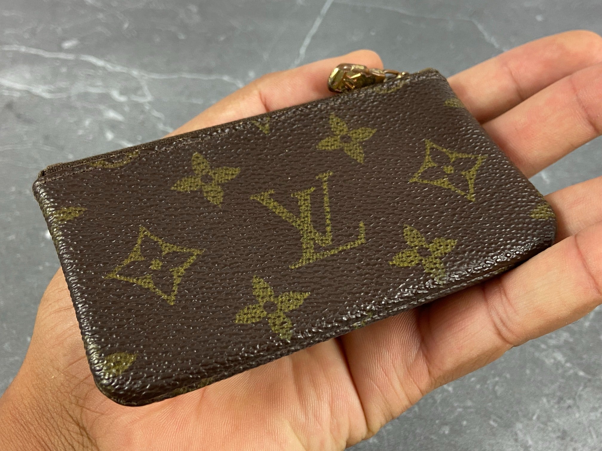 Louis Vuitton Pochette Cles Key Pouch Monogram Canvas