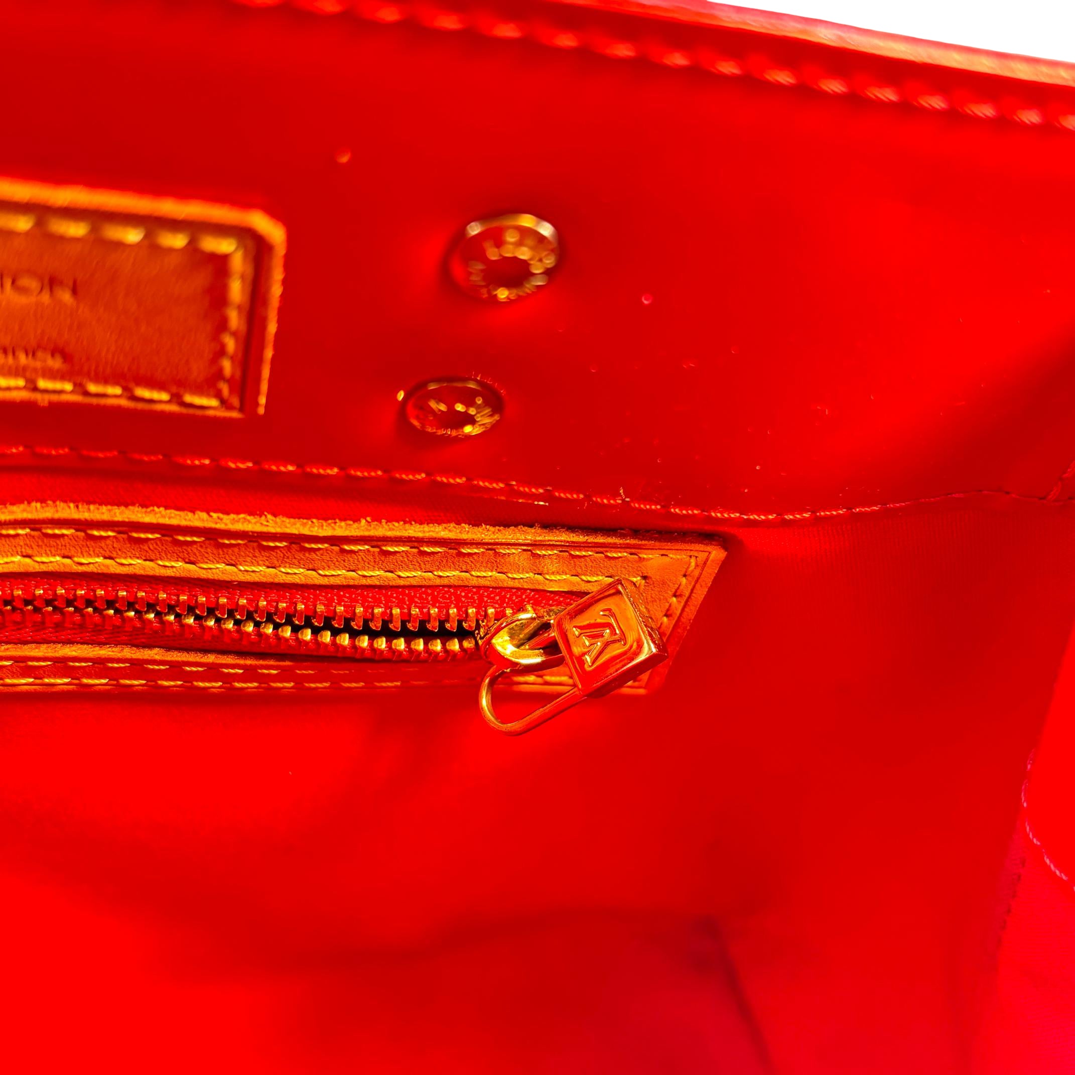 Louis Vuitton Reade PM Red Vernis Leather