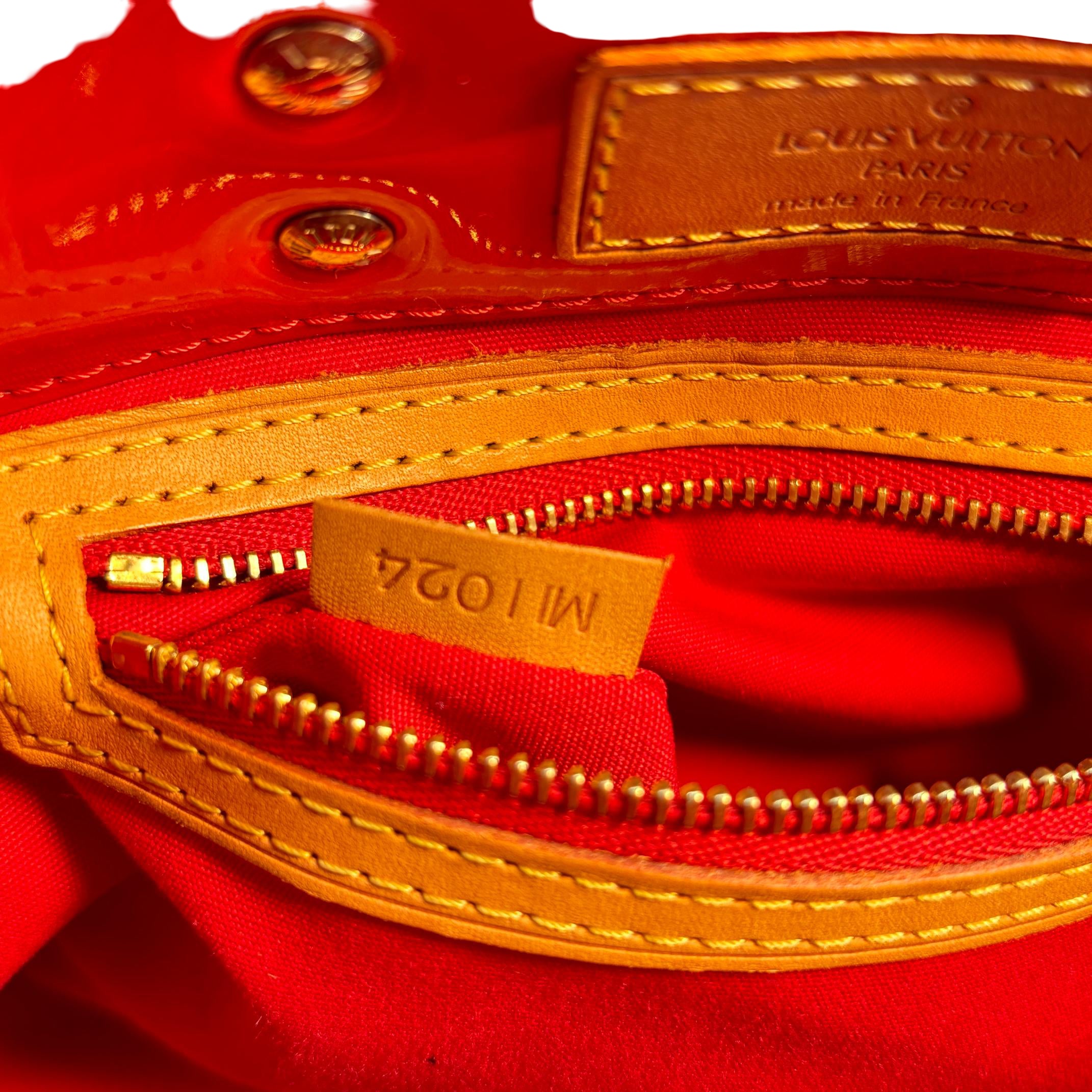 Louis Vuitton Reade PM Red Vernis Leather