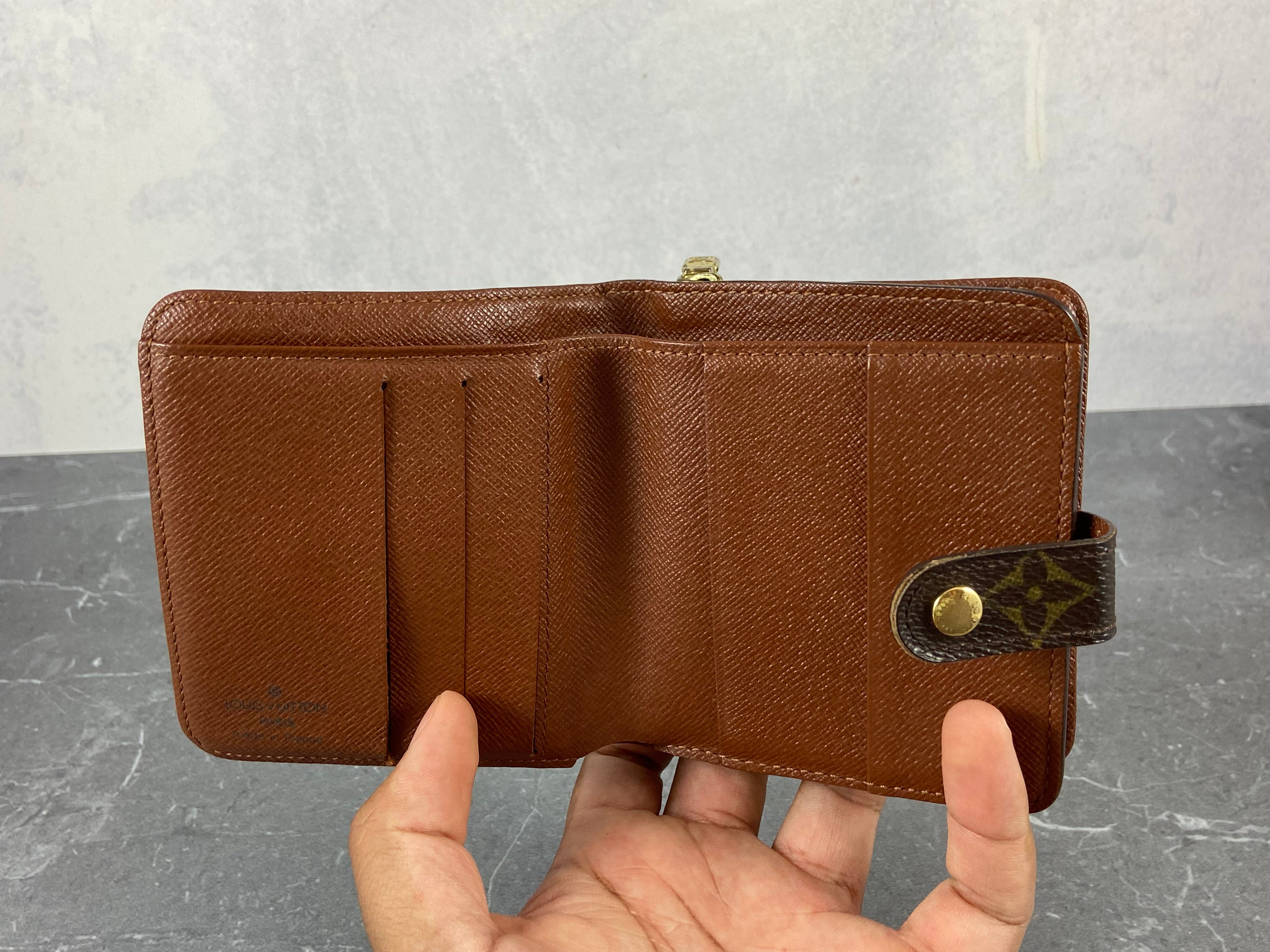 Louis Vuitton Monogram Canvas Zip Around Wallet