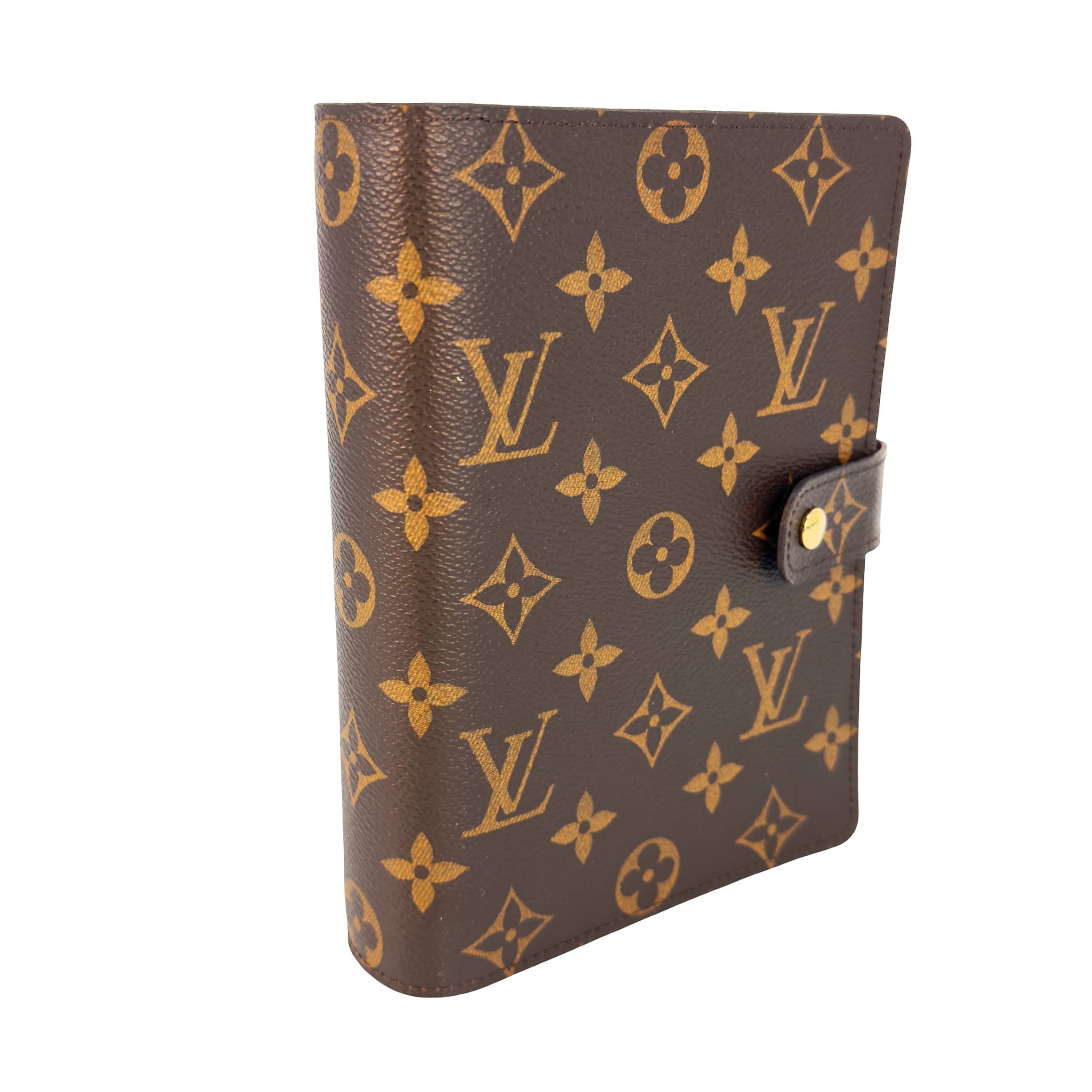 Louis Vuitton Agenda MM Braun Monogram Canvas