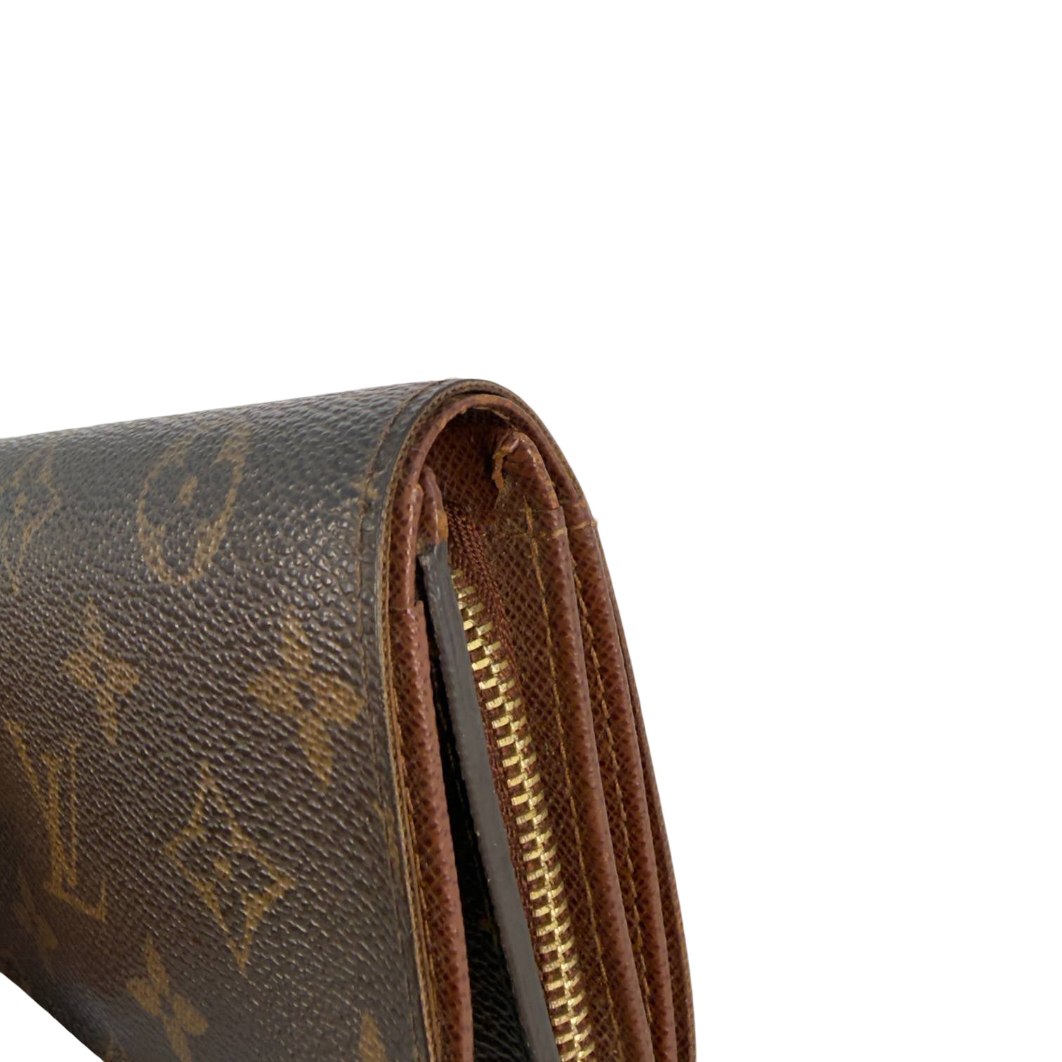 Louis Vuitton Petit Tresor Wallet Schwarz Monogram Canvas