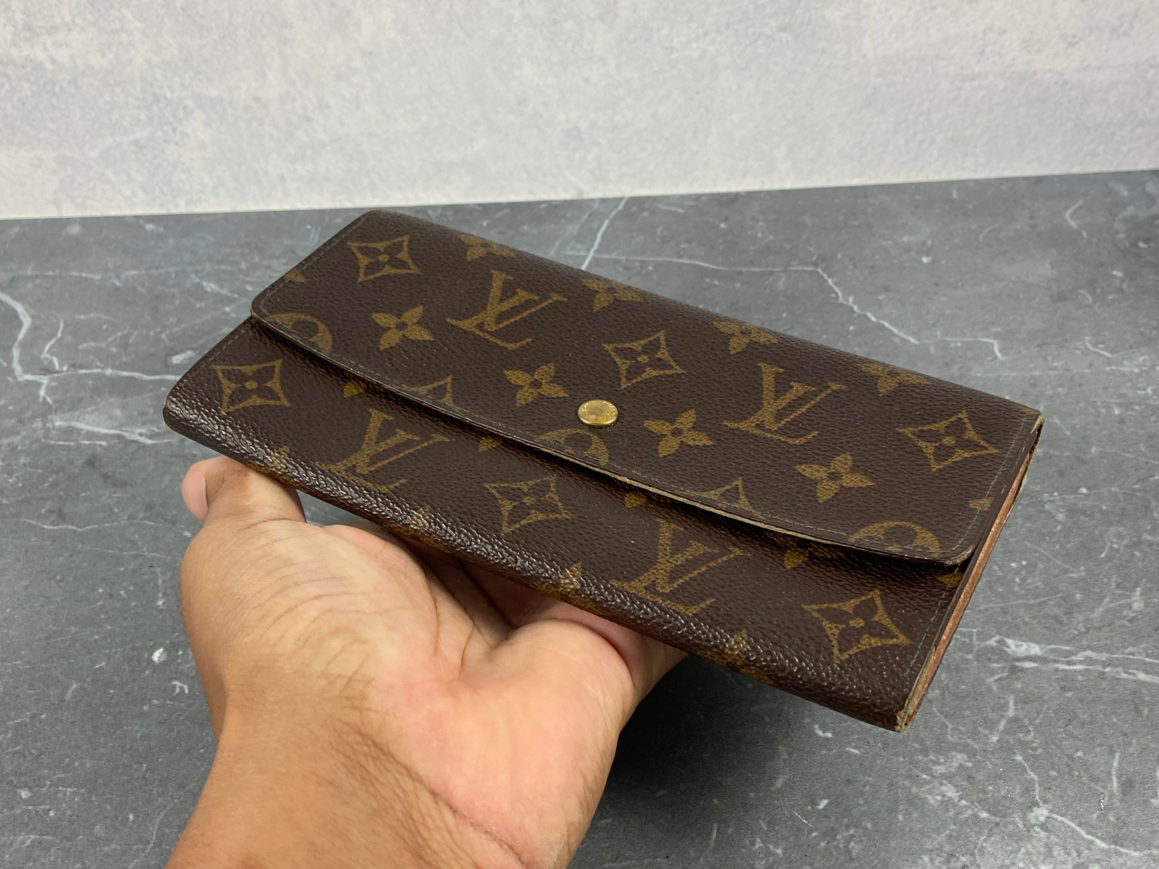 Louis Vuitton Sarah Wallet Monogram Canvas