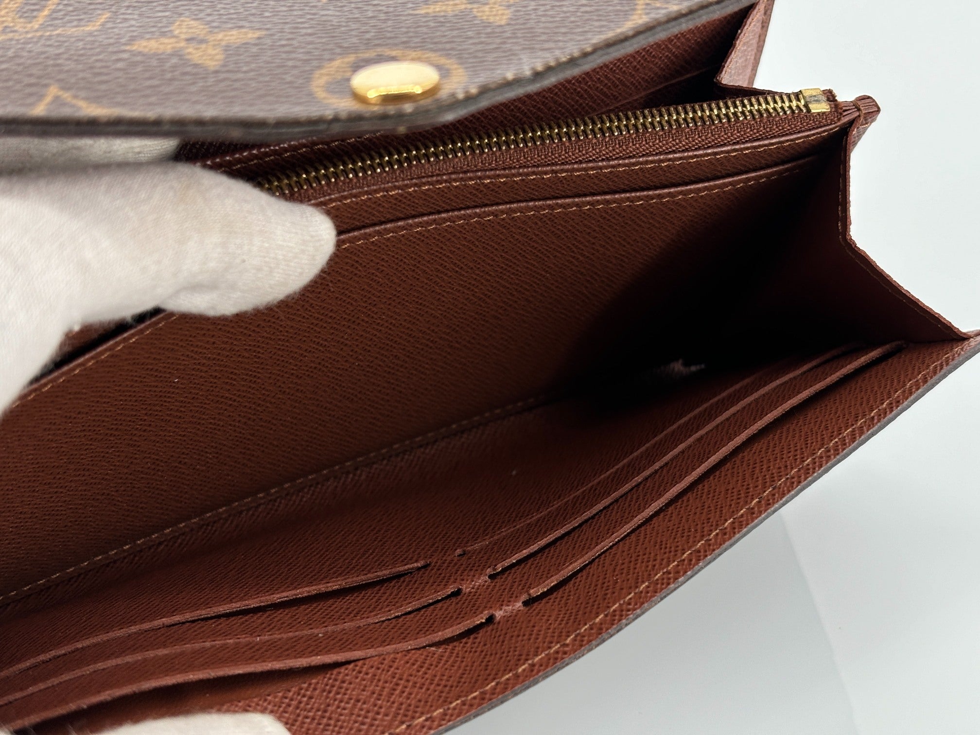 Louis Vuitton Sarah Wallet Monogram Canvas
