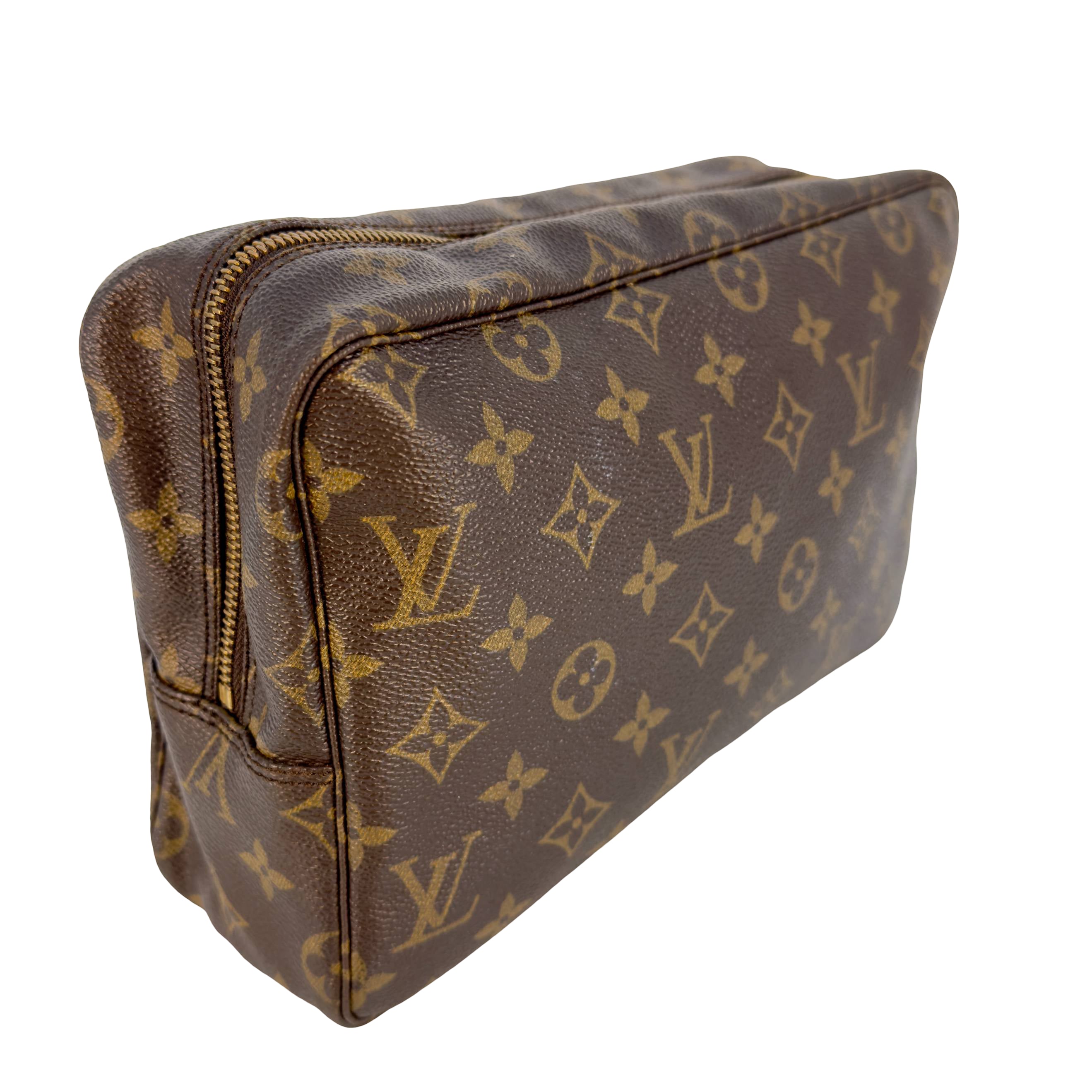Louis Vuitton Trousse Toilette 28 Braun Monogram Canvas