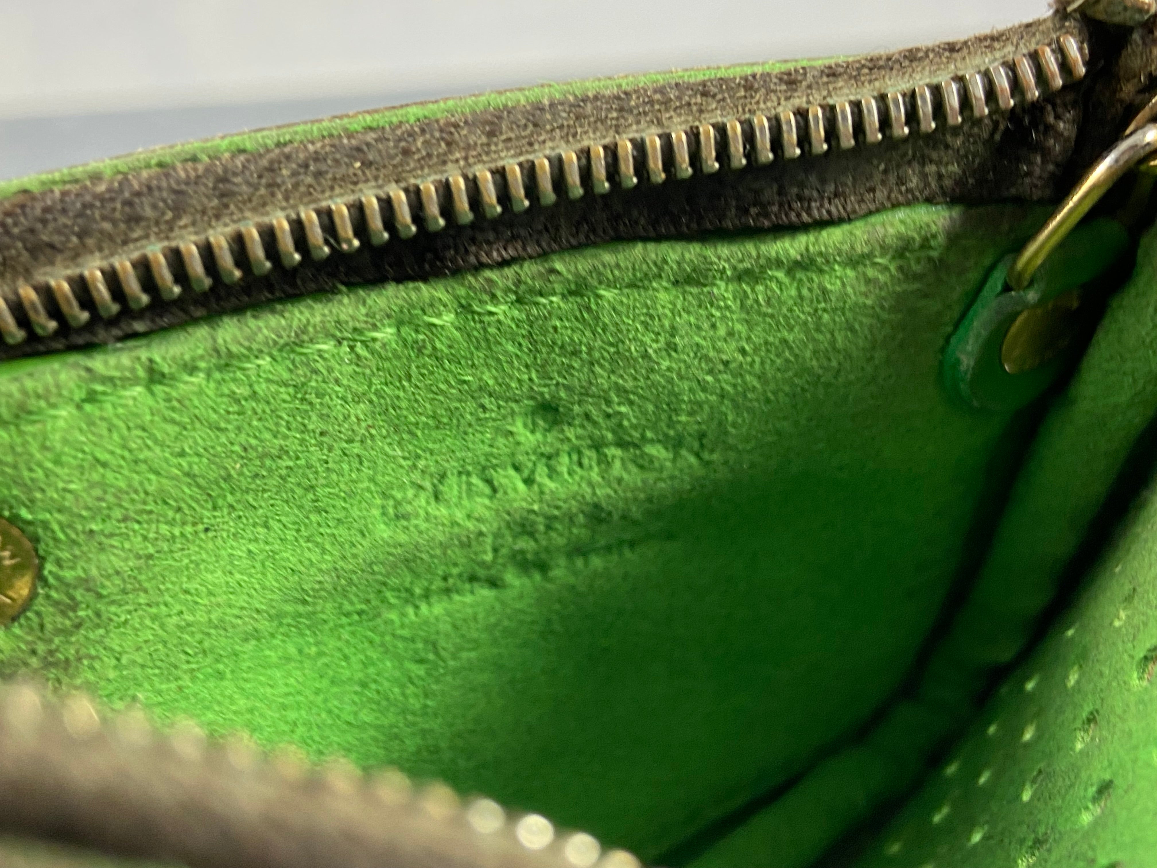 Louis Vuitton Perforated Pochette Cles Key Pouch Monogram Canvas