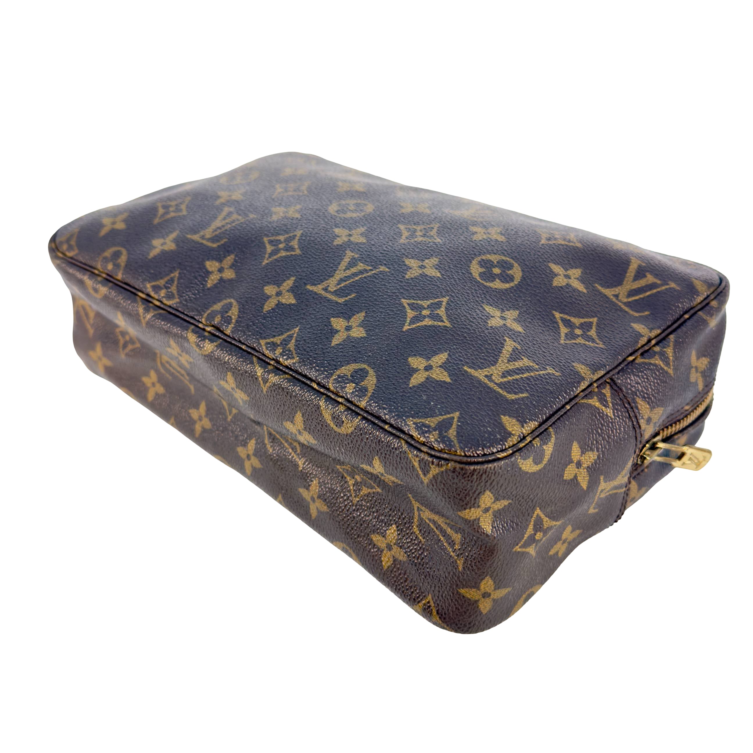 Louis Vuitton Trousse Toilette 28 Braun Monogram Canvas
