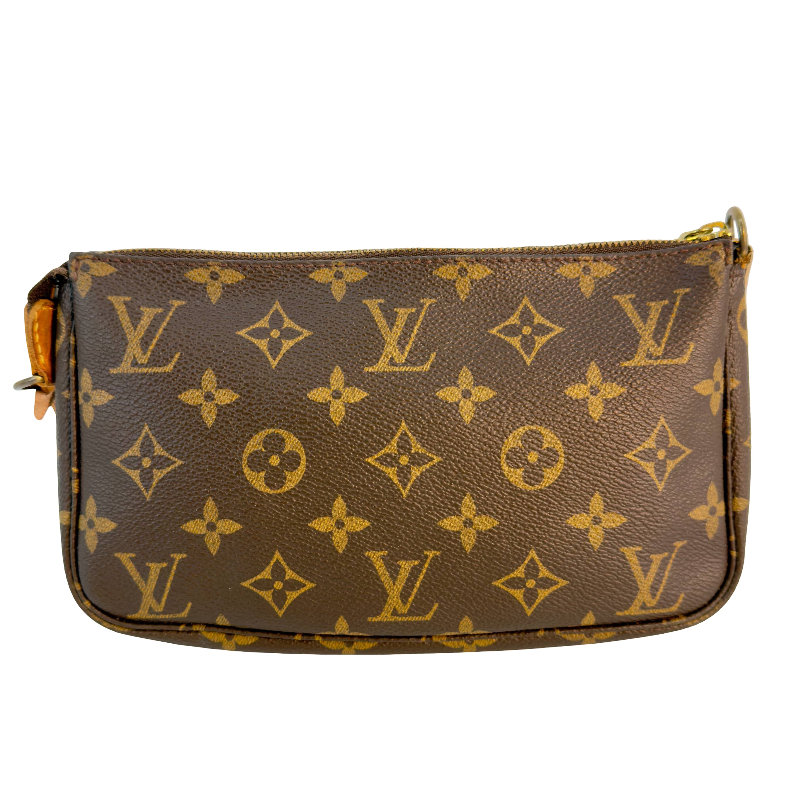 Louis Vuitton Pochette Accessoires Braun Monogram Canvas
