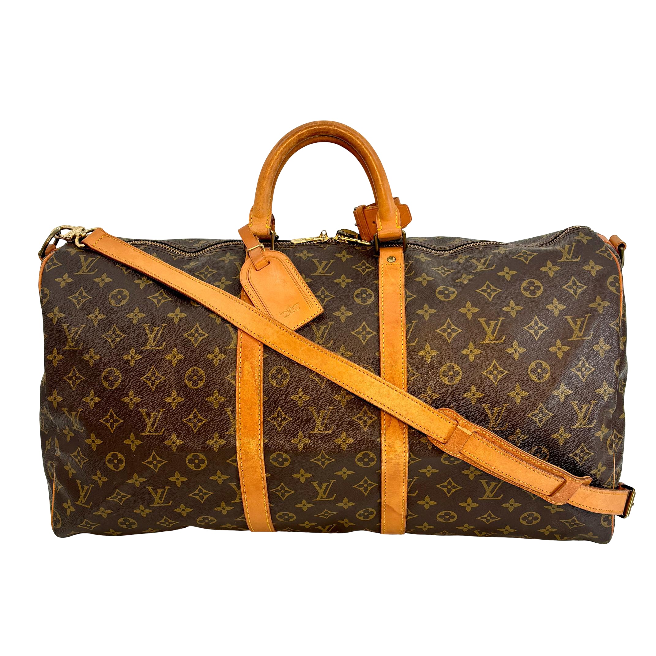 Louis Vuitton Keepall 55 Bandoulière Monogram Canvas