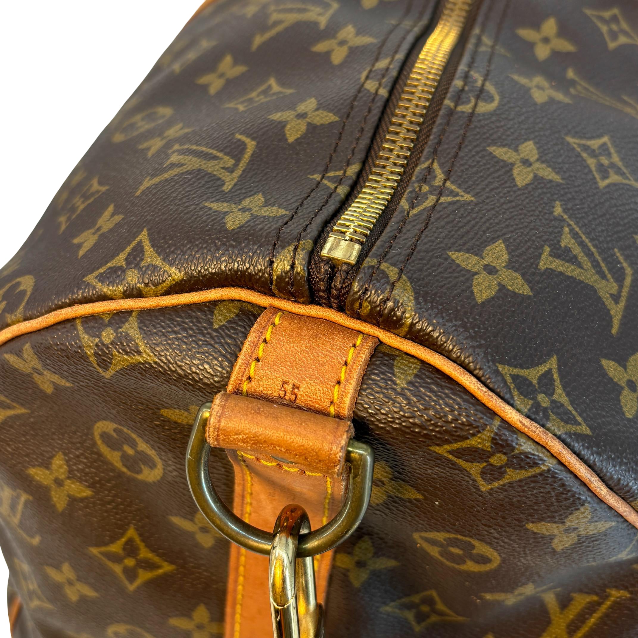 Louis Vuitton Keepall 55 Bandoulière Monogram Canvas