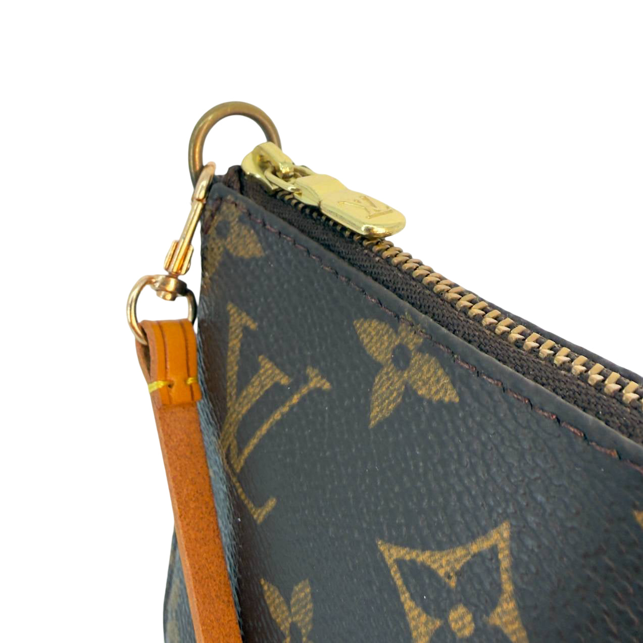 Louis Vuitton Pochette Accessoires Braun Monogram Canvas
