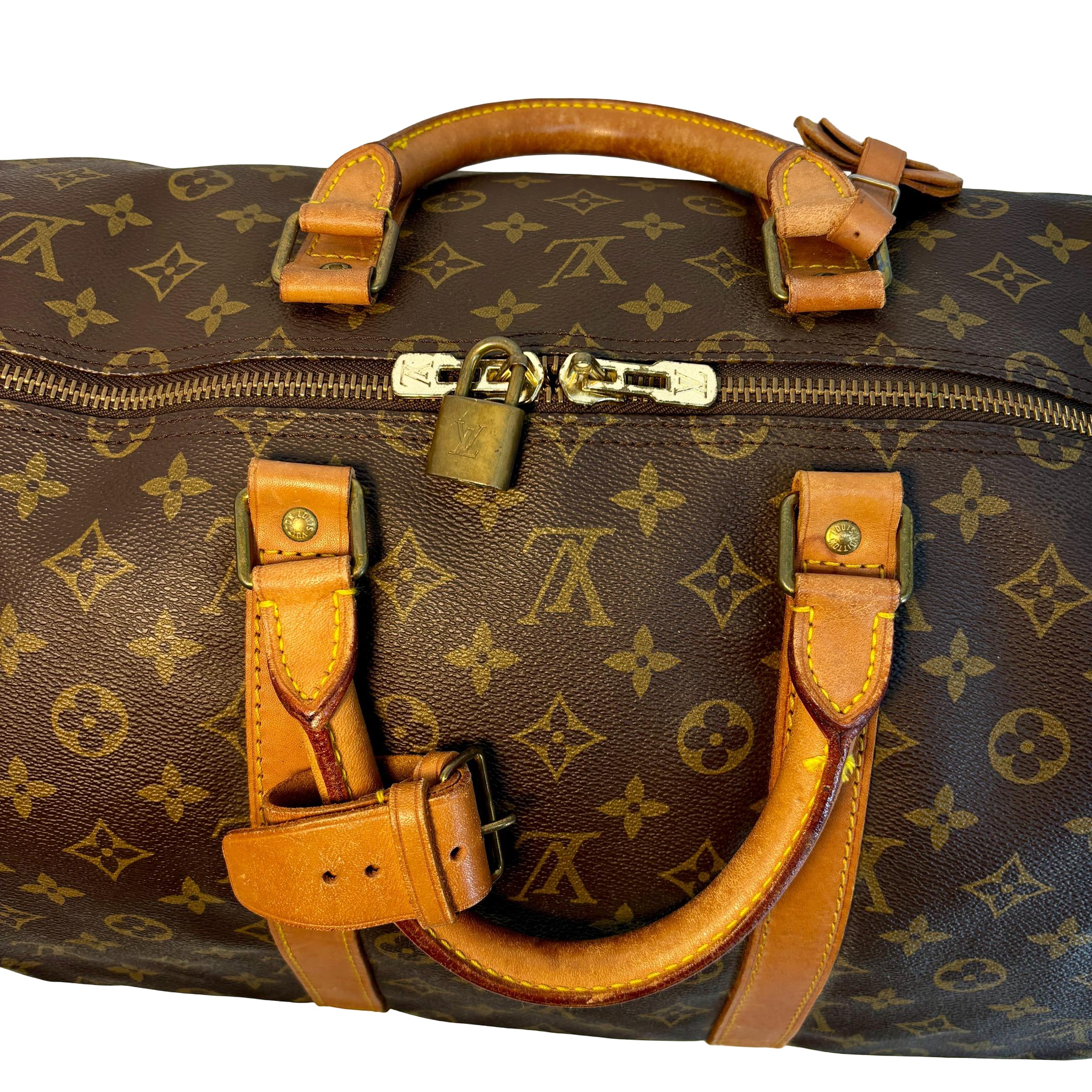 Louis Vuitton Keepall 55 Bandoulière Monogram Canvas