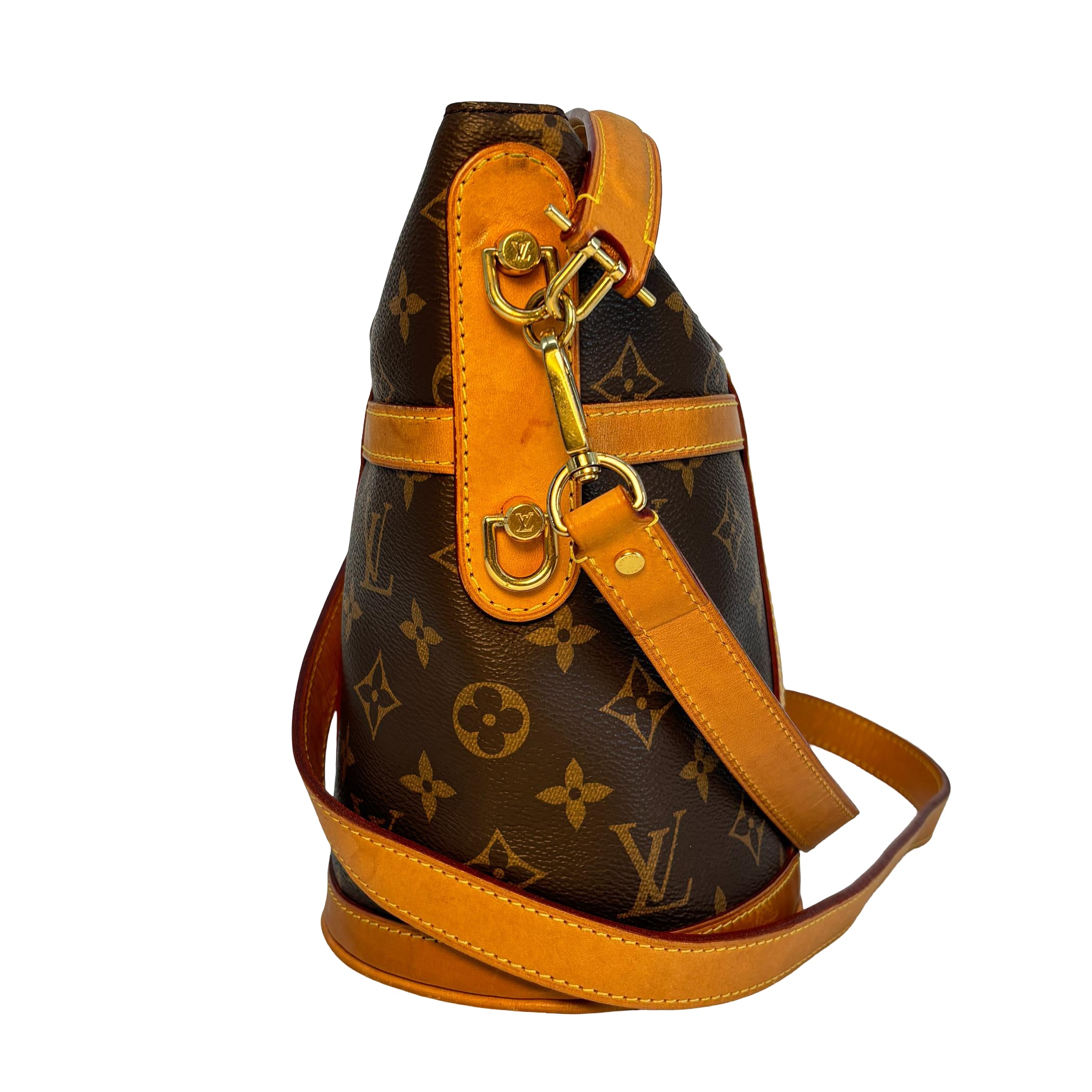 Louis Vuitton Duffle Shoulder Bag Monogram Canvas