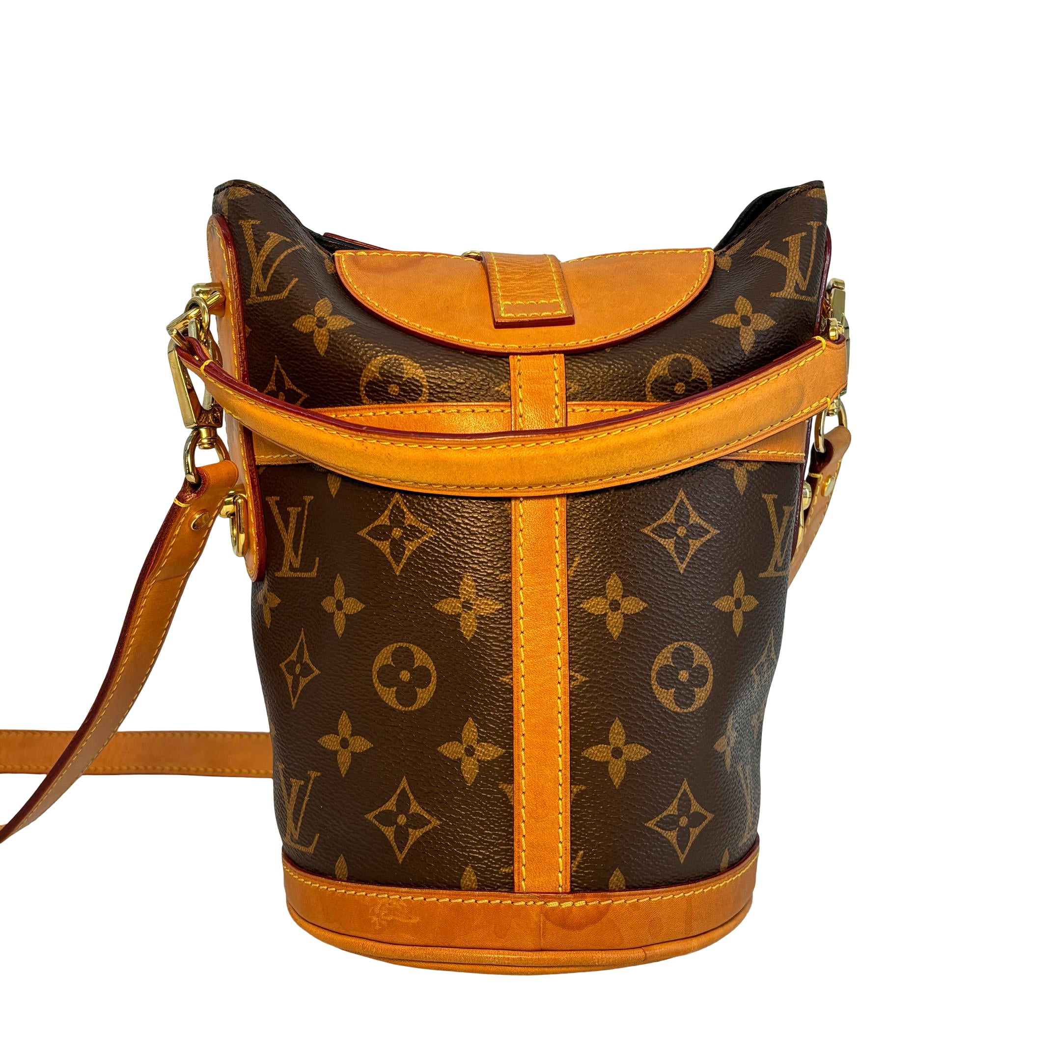 Louis Vuitton Duffle Shoulder Bag Monogram Canvas