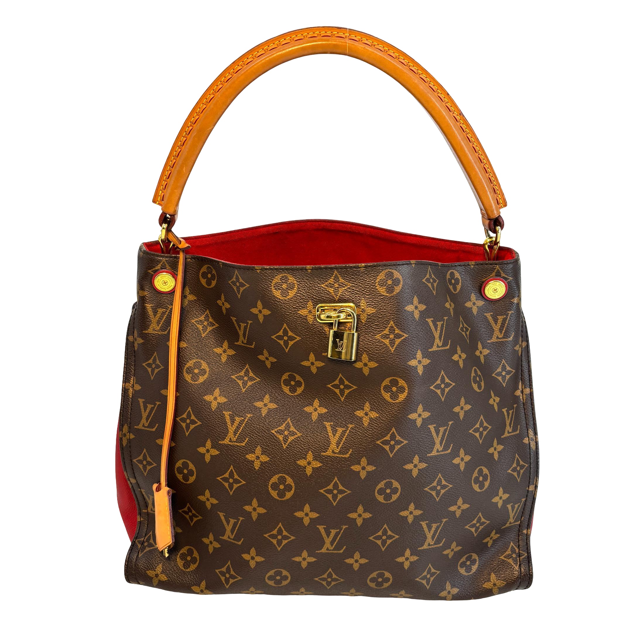 Louis Vuitton Gaia Hobo Bag Monogram Canvas