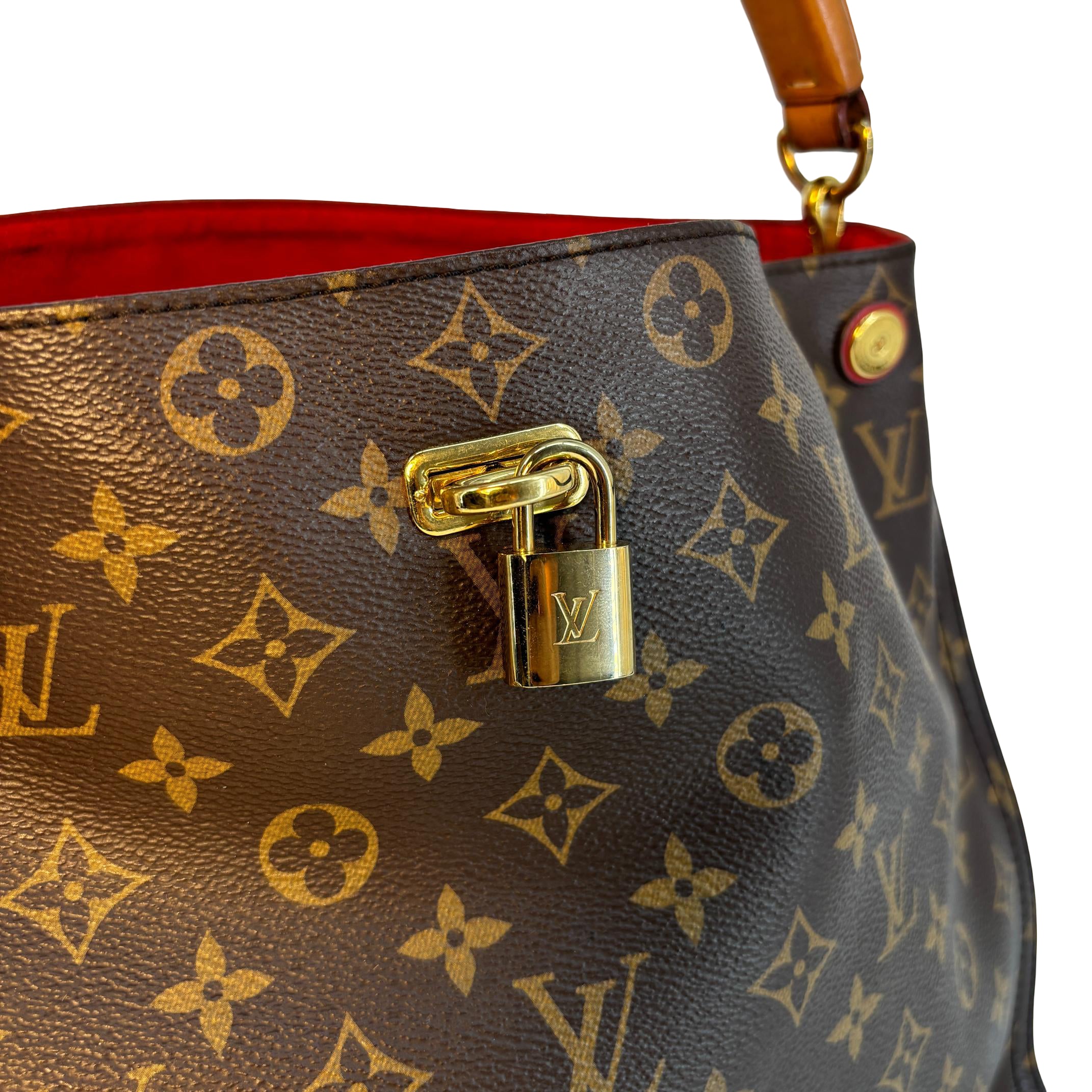 Louis Vuitton Gaia Hobo Bag Monogram Canvas