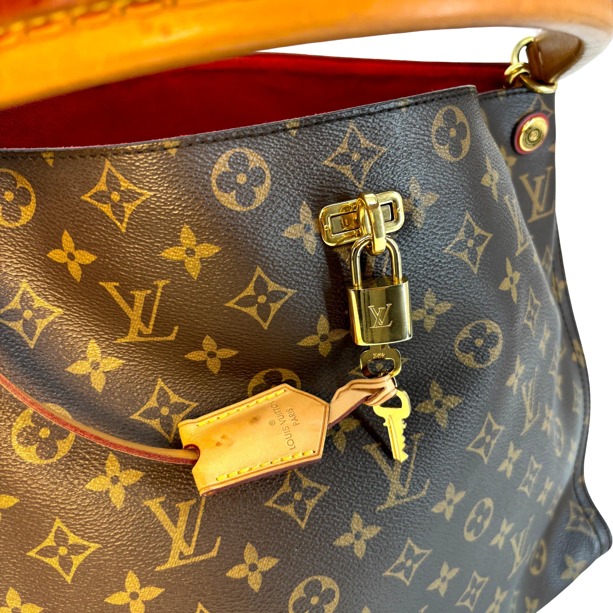 Louis Vuitton Gaia Hobo Bag Monogram Canvas