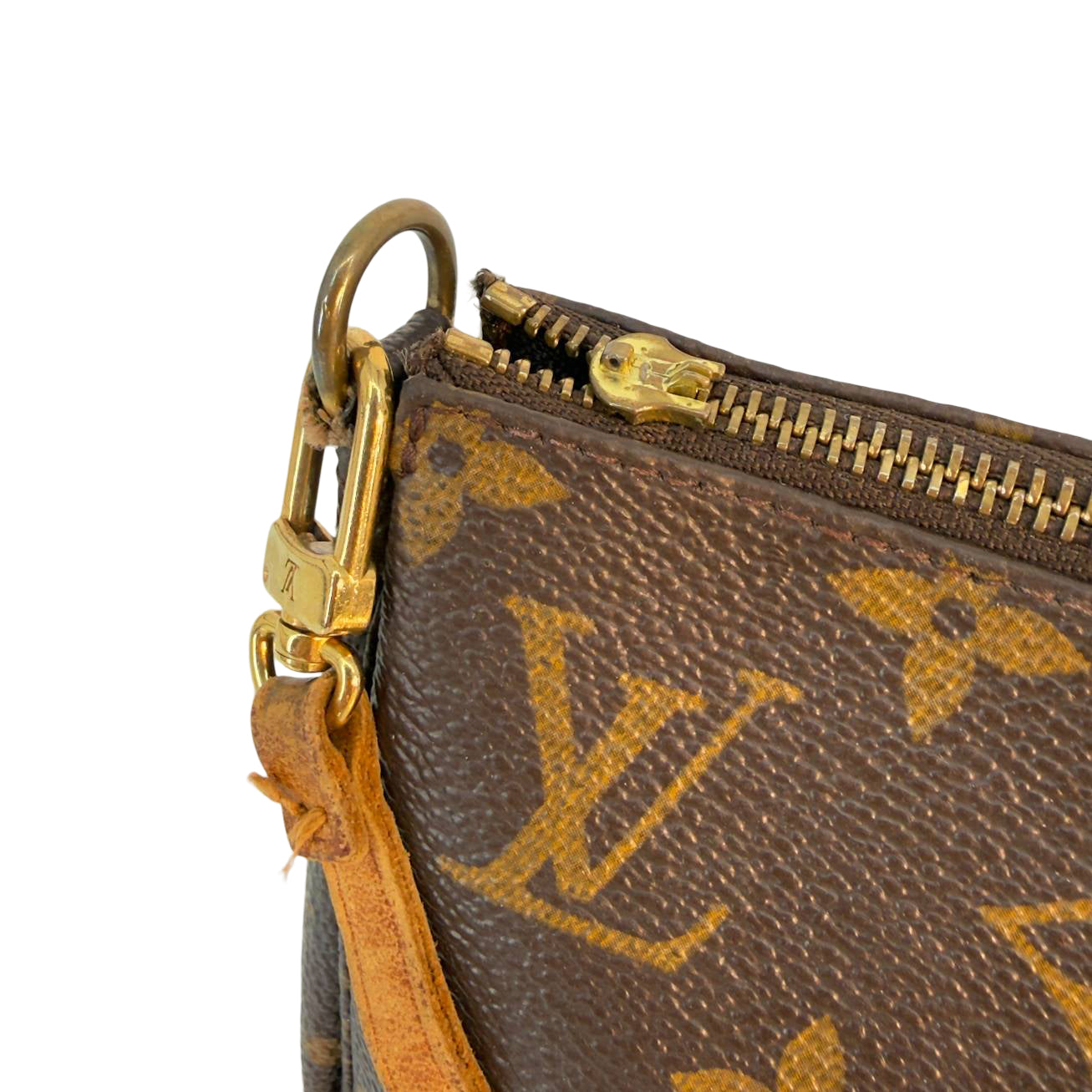 Louis Vuitton Pochette Accessoires Braun Monogram Canvas