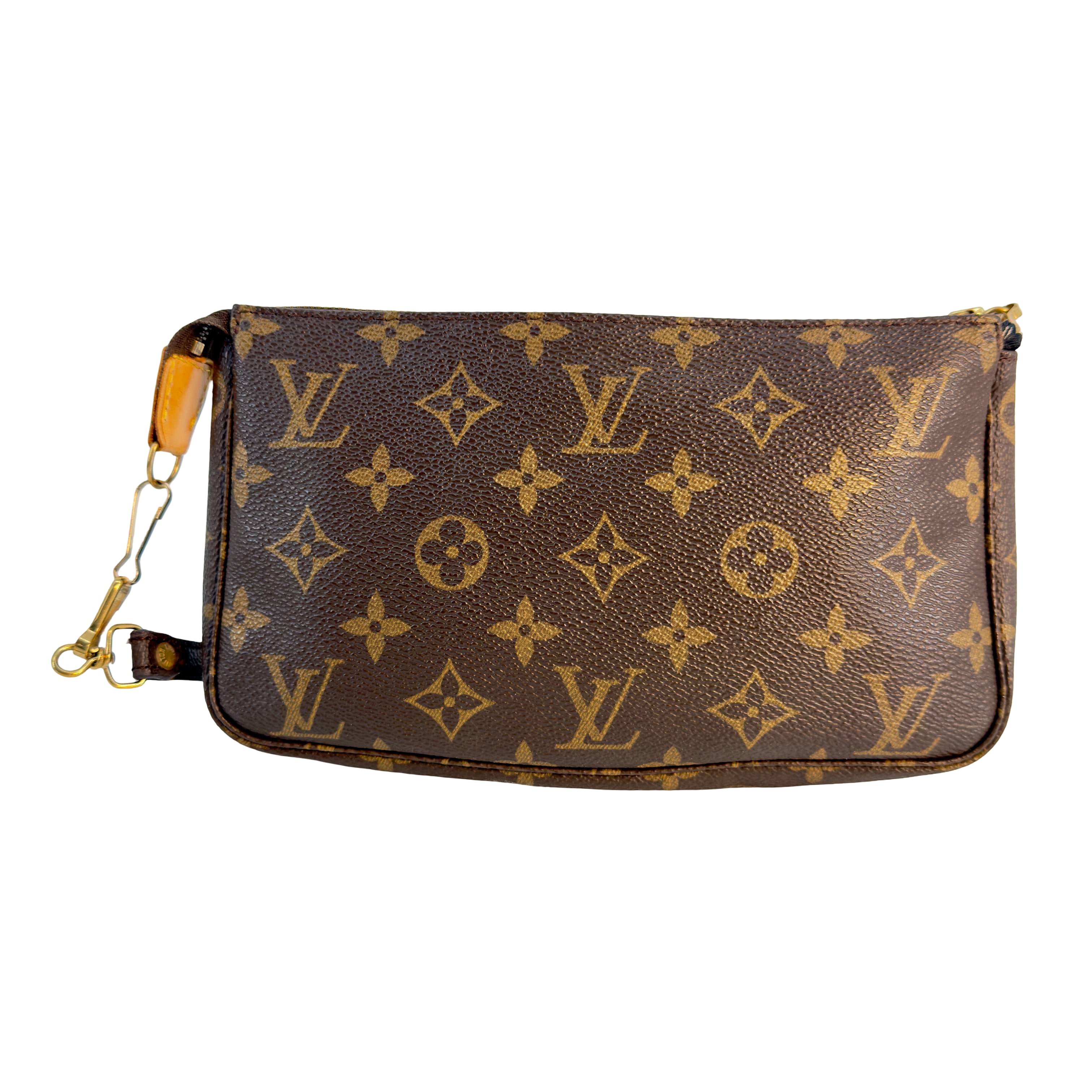 Louis Vuitton Pochette Accessoires Braun Monogram Canvas