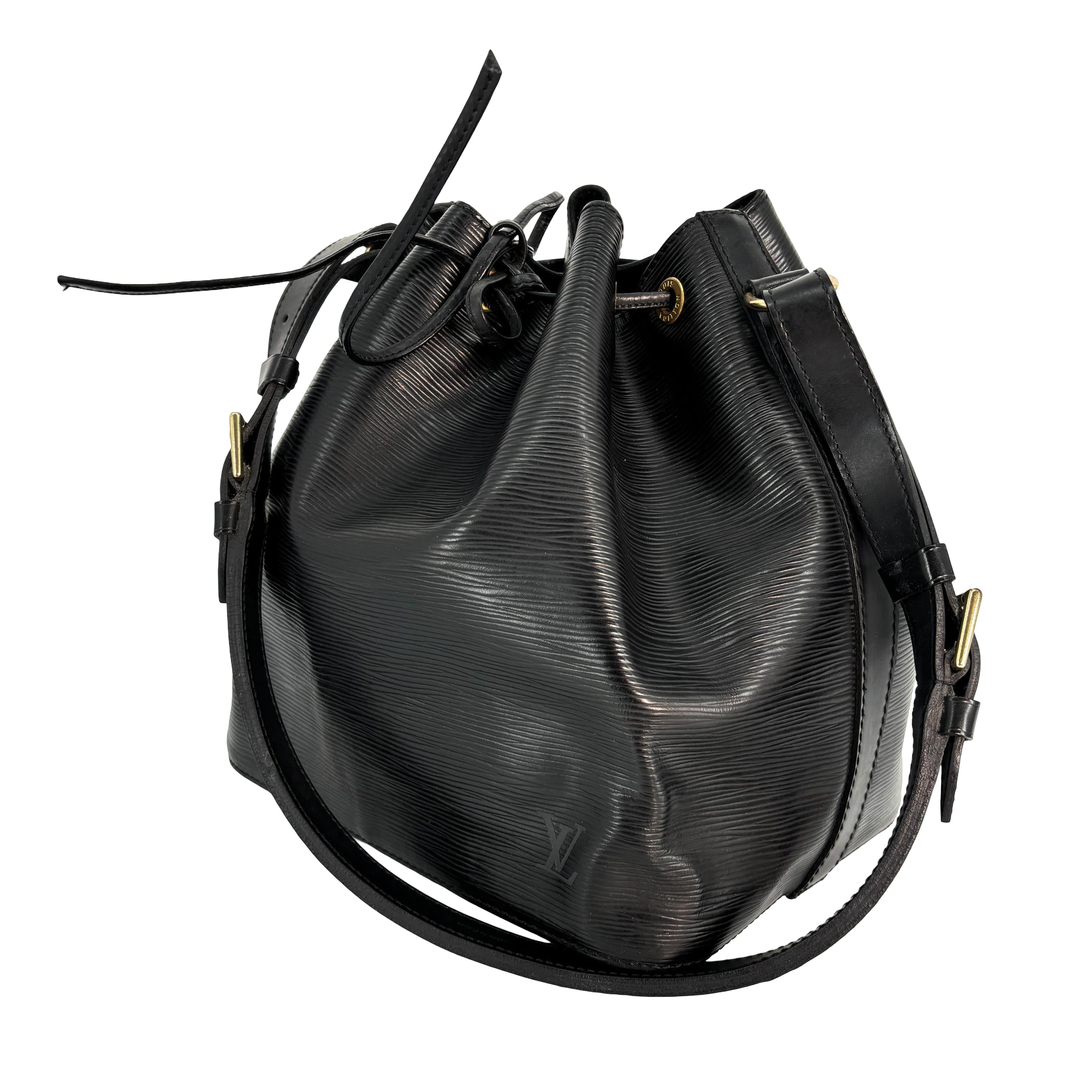 Louis Vuitton Sac Noé Petit Black Epi Leather