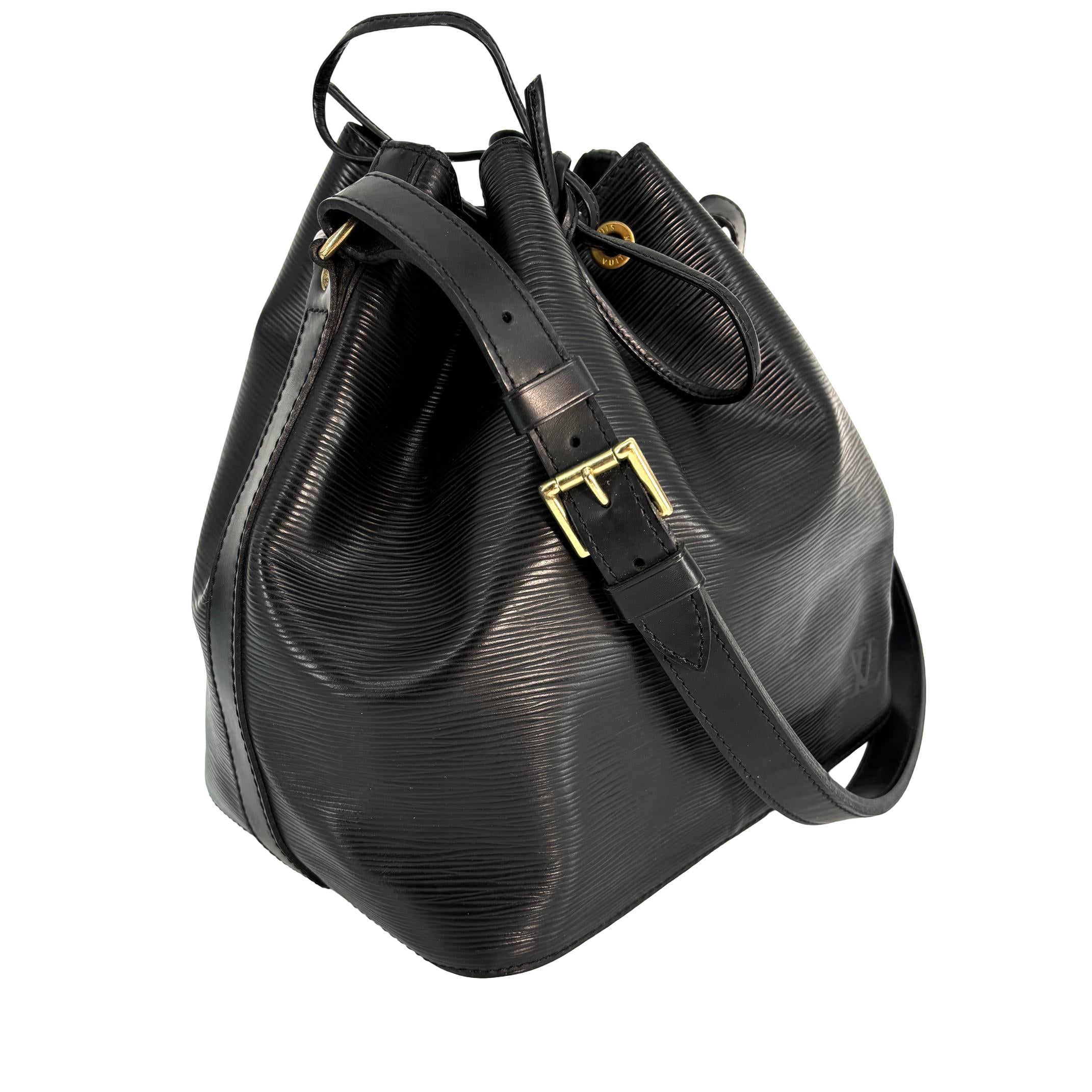 Louis Vuitton Sac Noé Petit Black Epi Leather