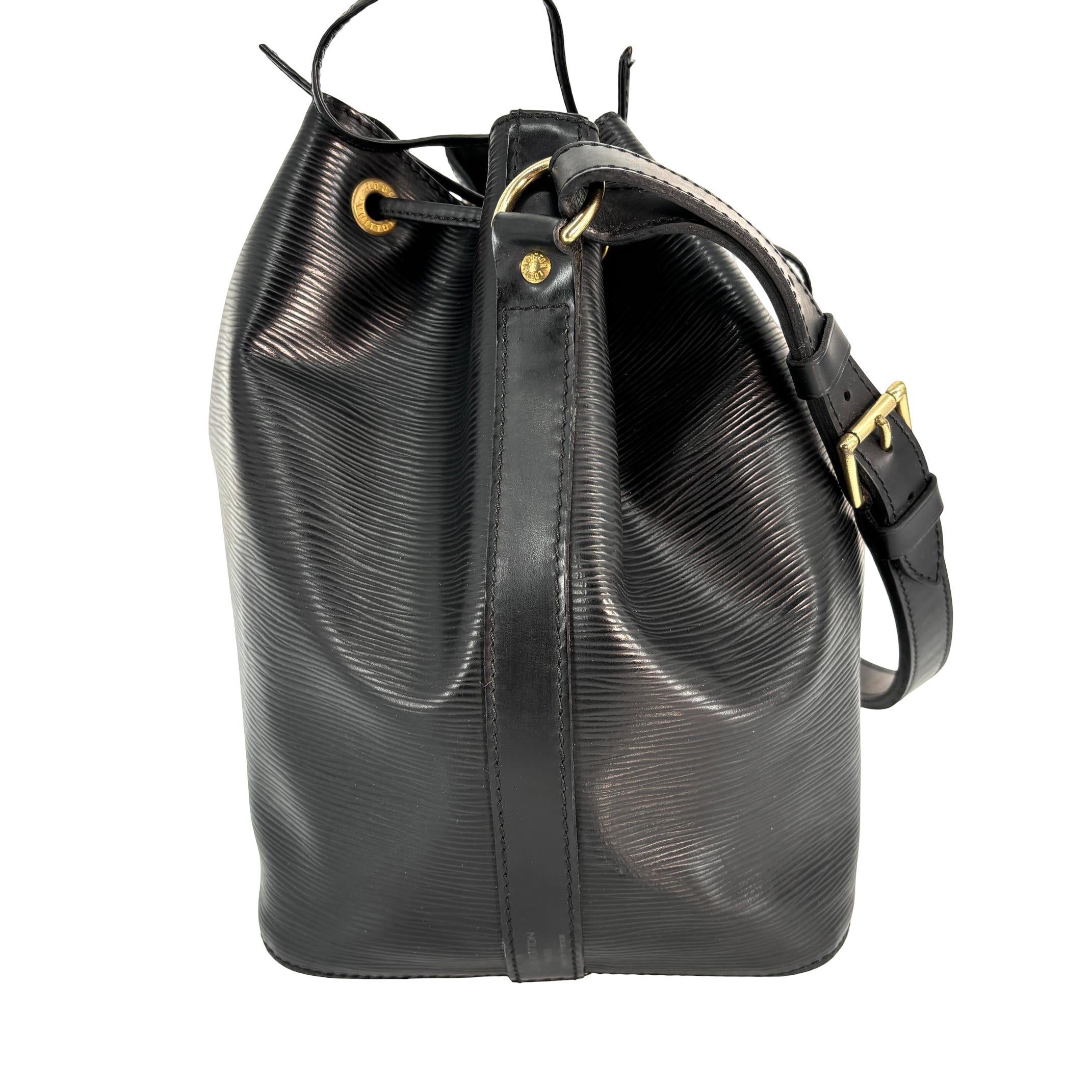 Louis Vuitton Sac Noé Petit Black Epi Leather