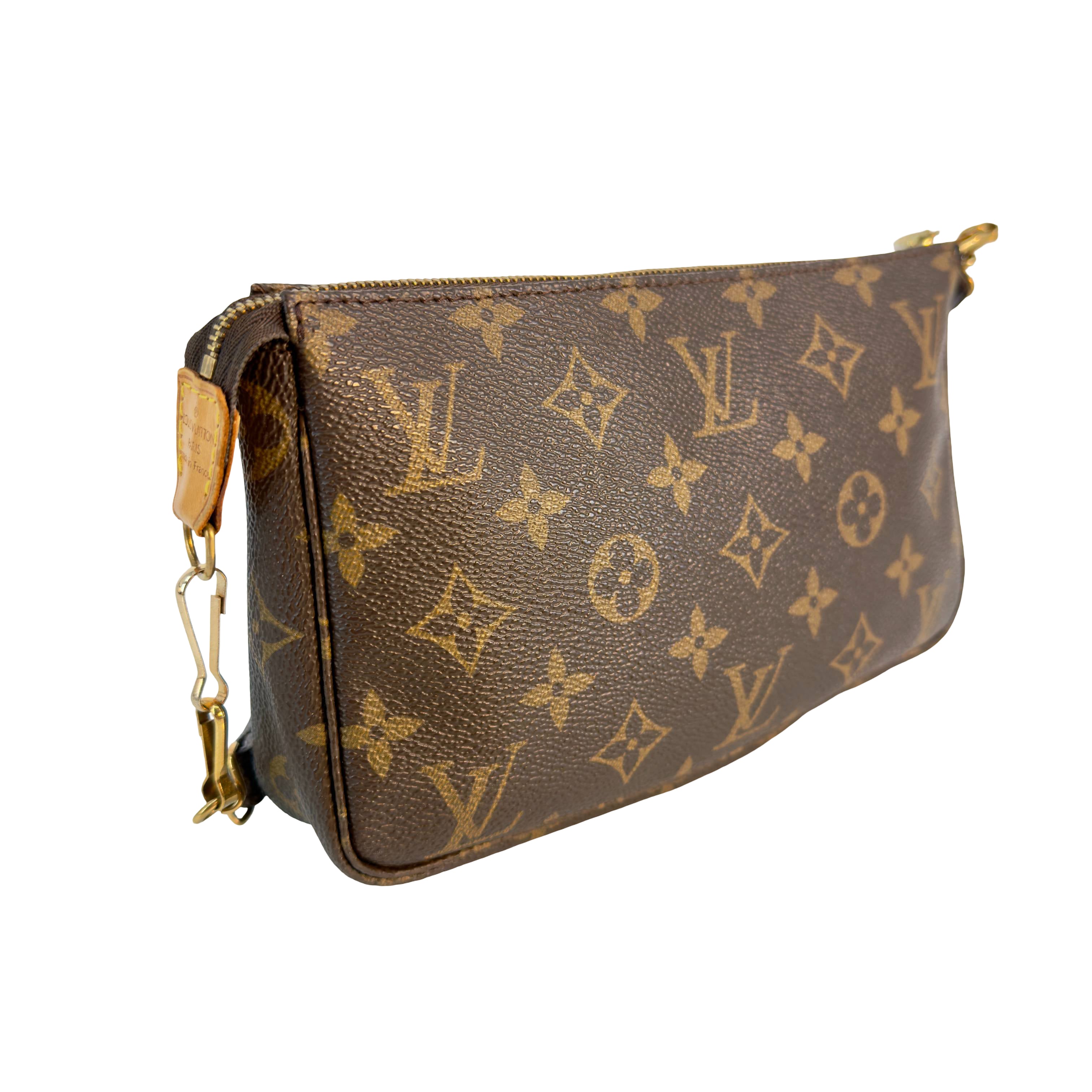 Louis Vuitton Pochette Accessoires Braun Monogram Canvas