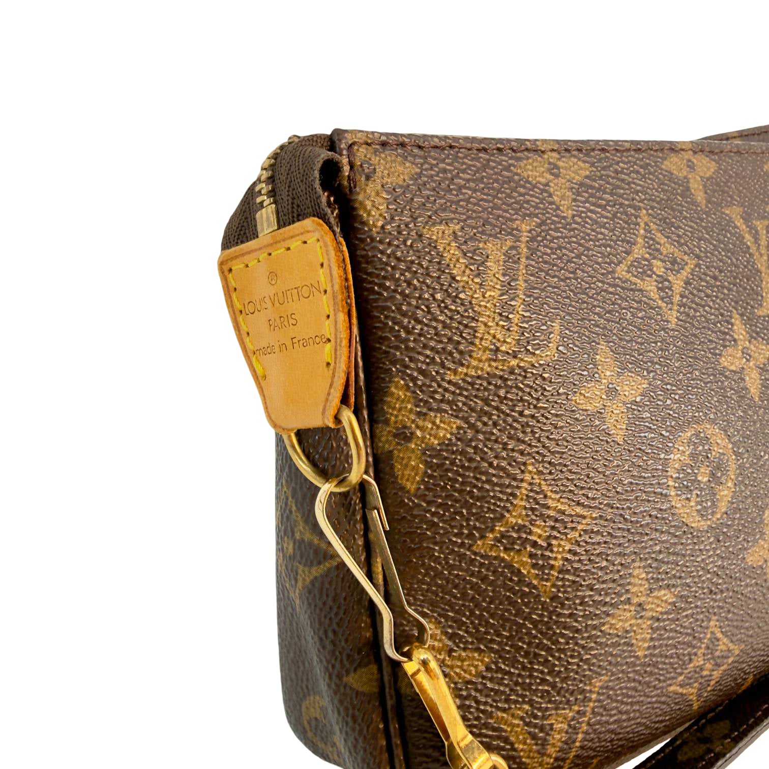 Louis Vuitton Pochette Accessoires Braun Monogram Canvas