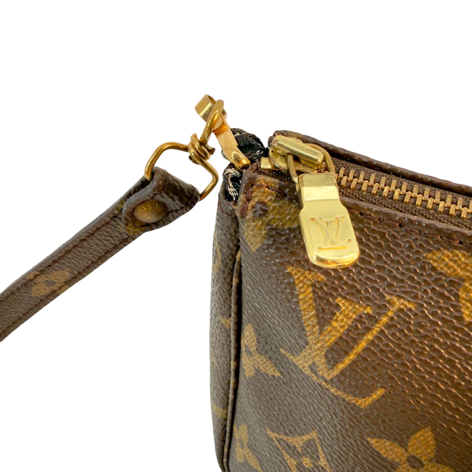 Louis Vuitton Pochette Accessoires Braun Monogram Canvas