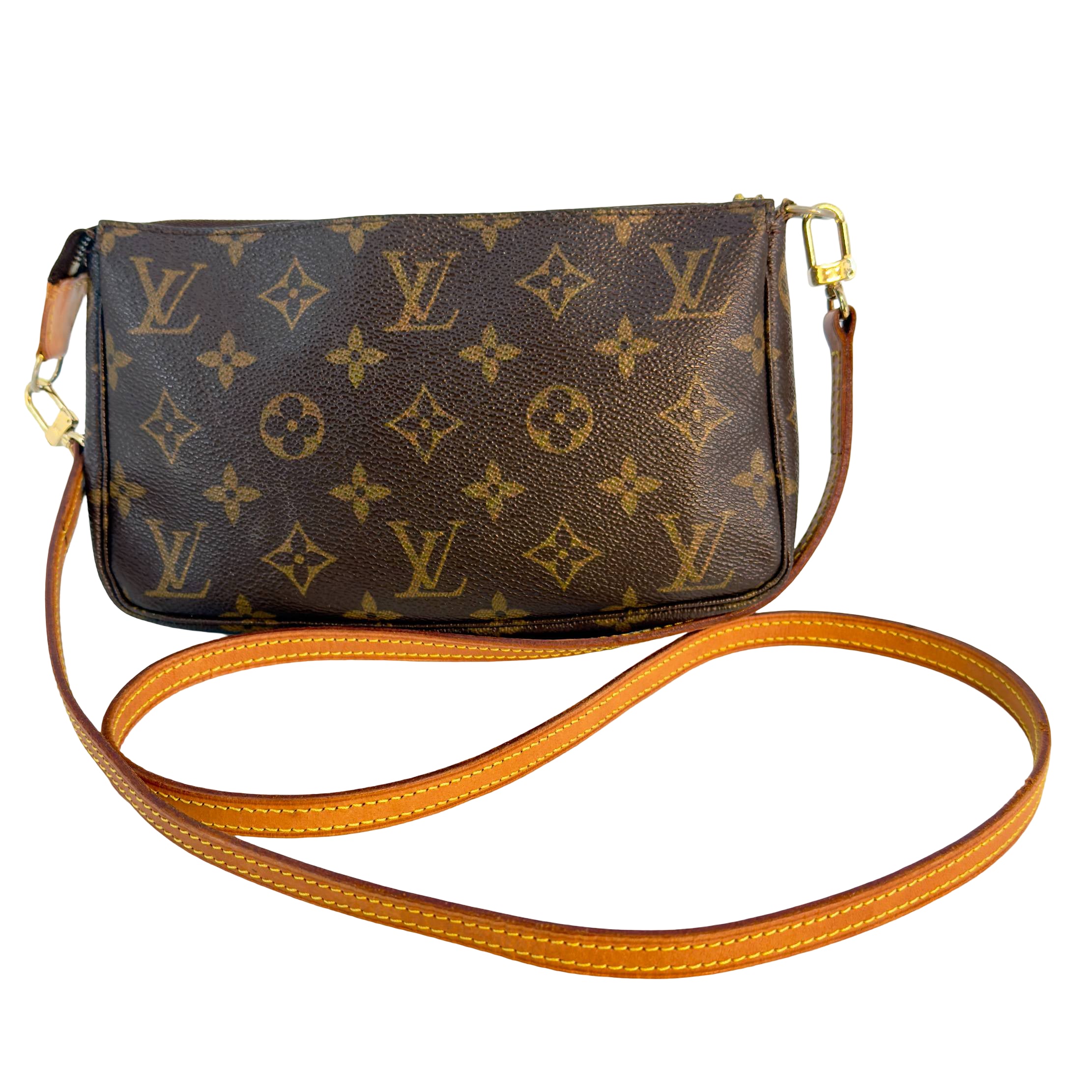 Louis Vuitton Pochette Accessoires Braun Monogram Canvas