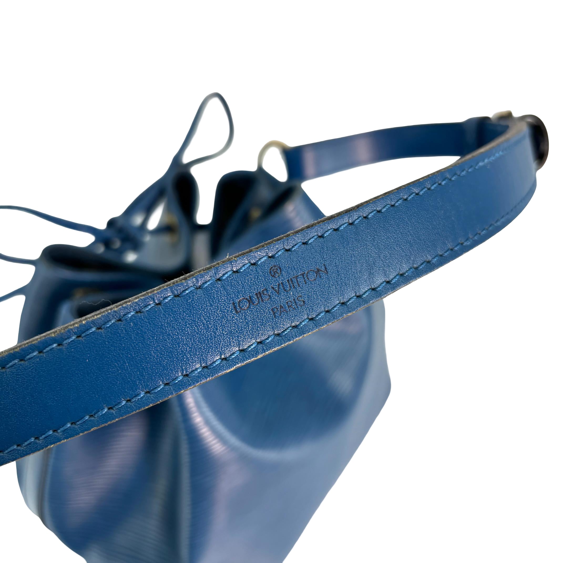 Louis Vuitton Sac Noé Petit Blue Epi Leather