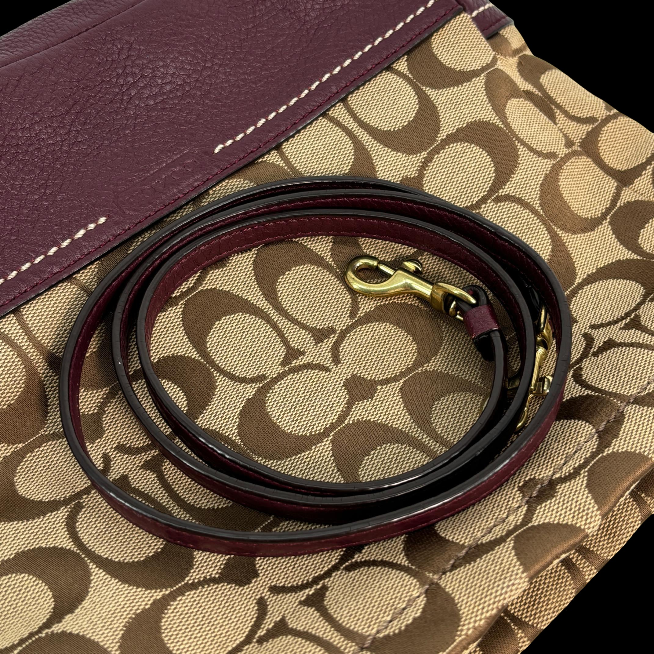 Coach Signature Shoulder / Hobo Bag