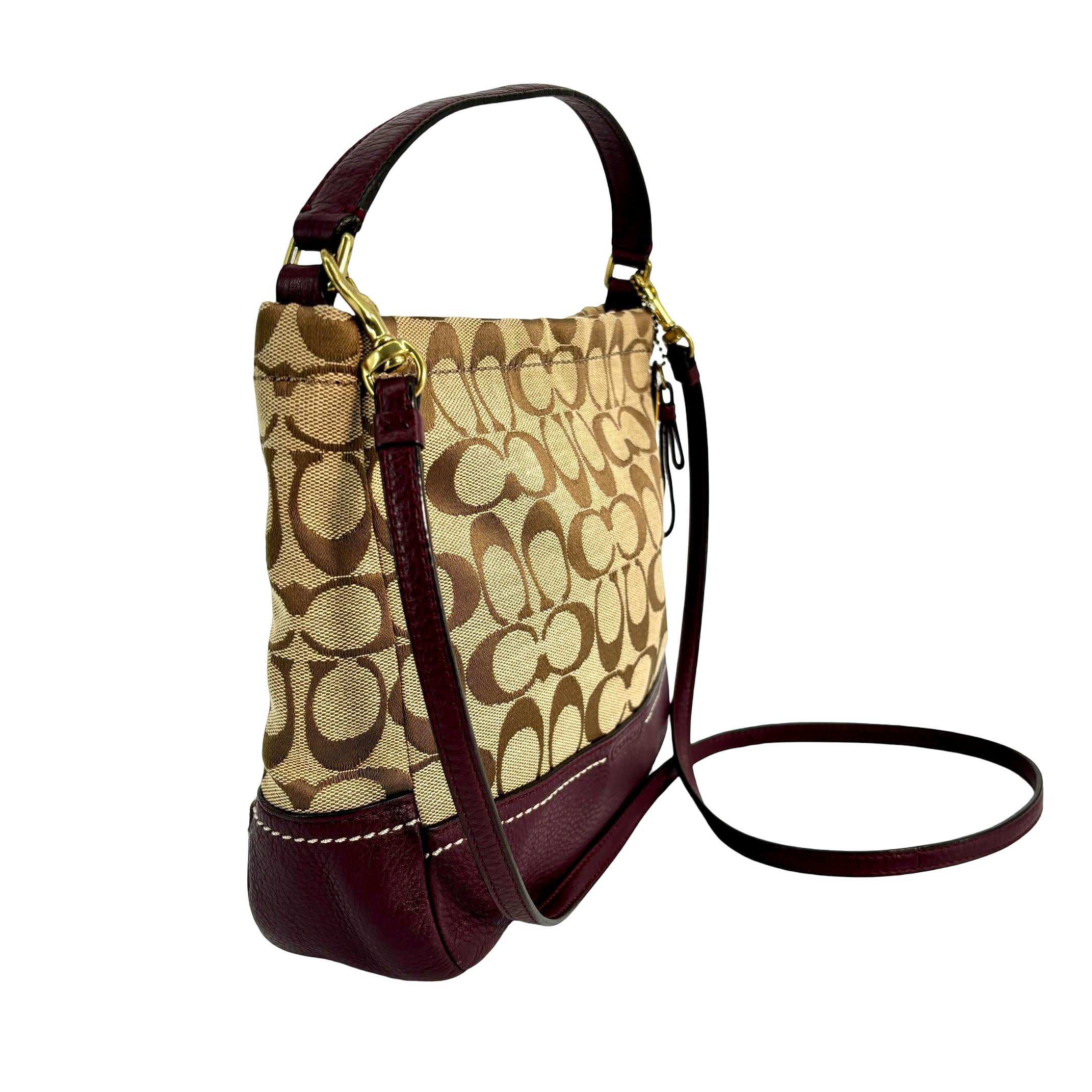 Coach Signature Shoulder / Hobo Bag