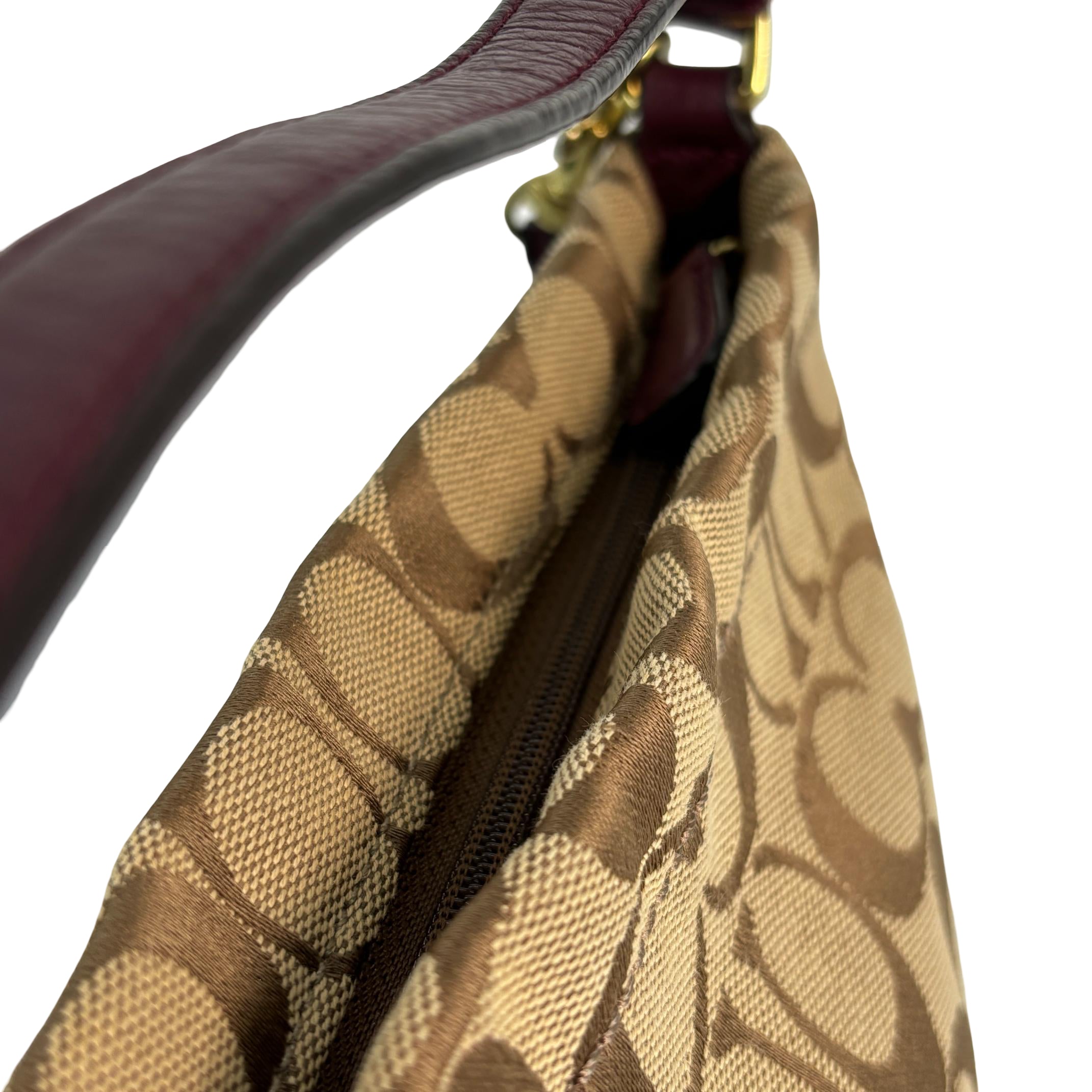 Coach Signature Shoulder / Hobo Bag