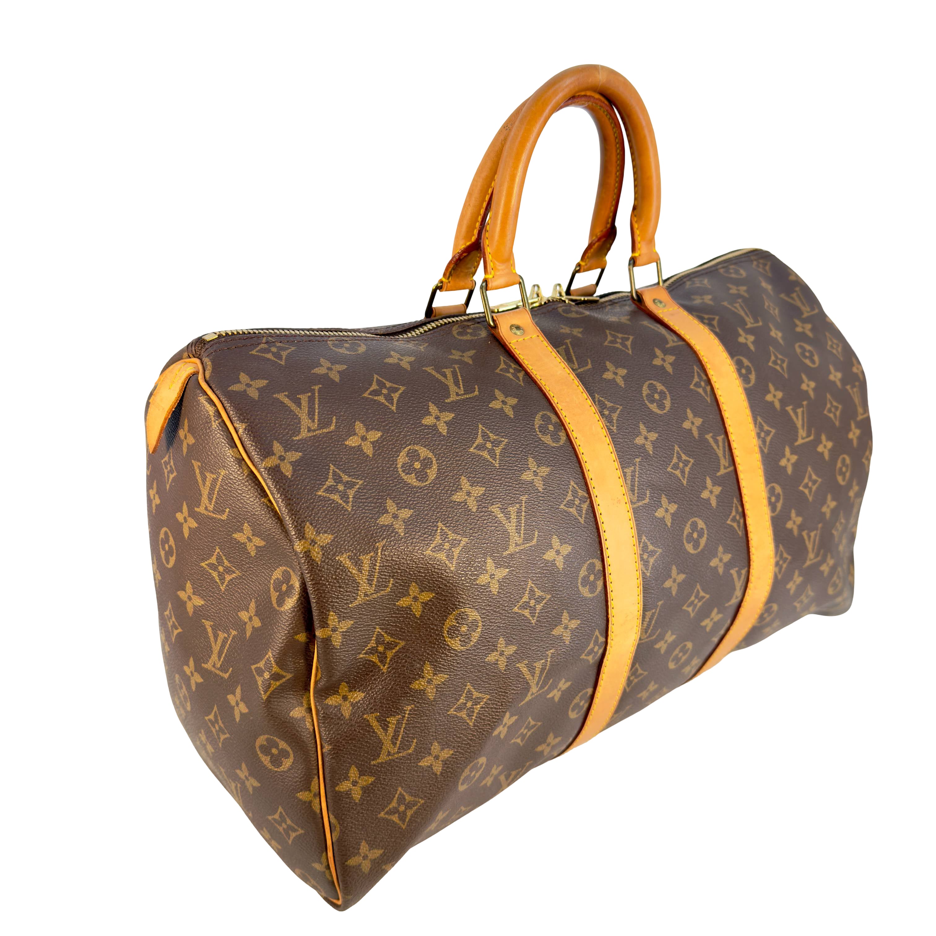 Louis Vuitton Keepall 45 Braun Monogram Canvas