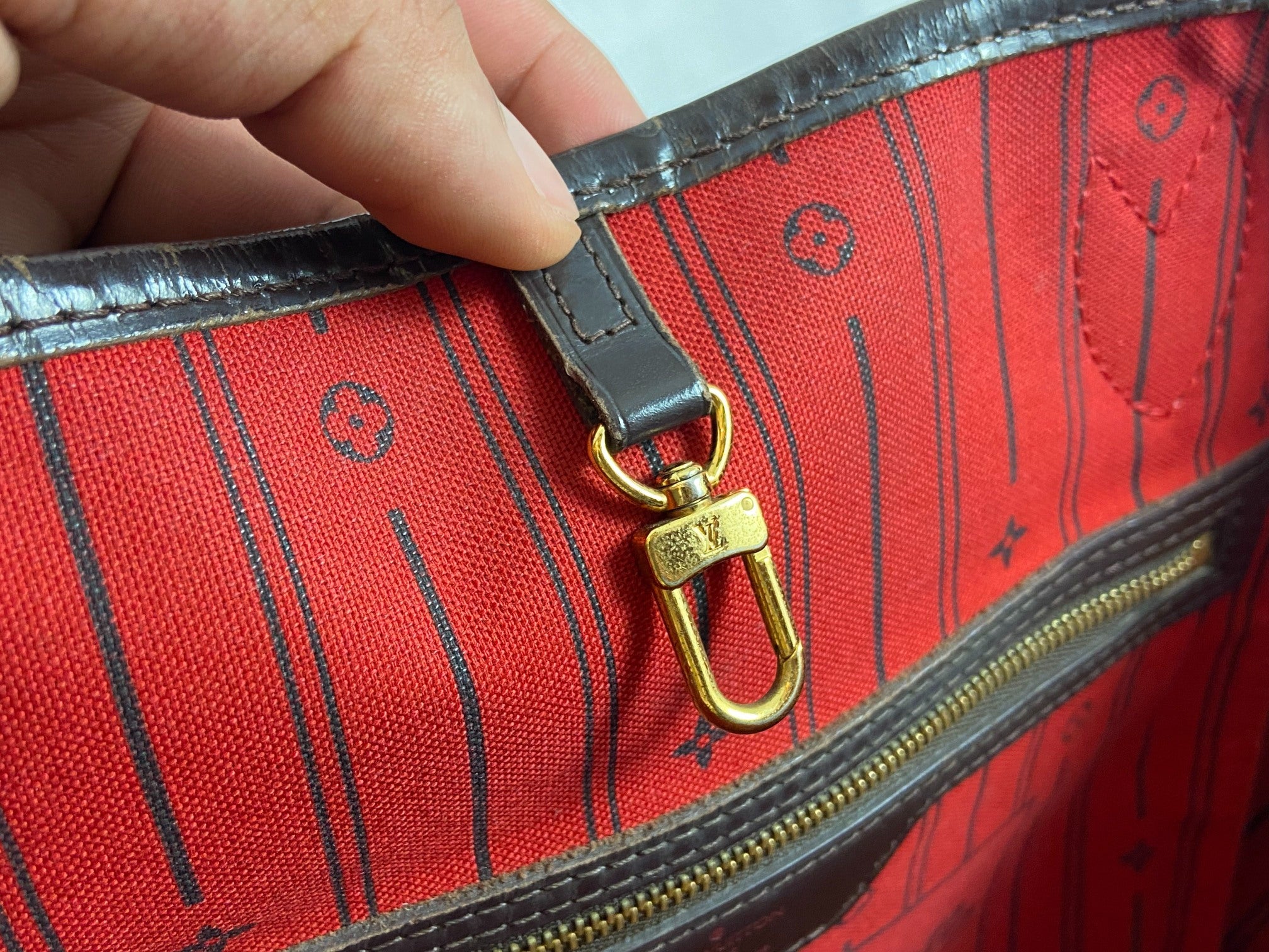 Louis Vuitton Neverfull MM Damier Ebene Canvas